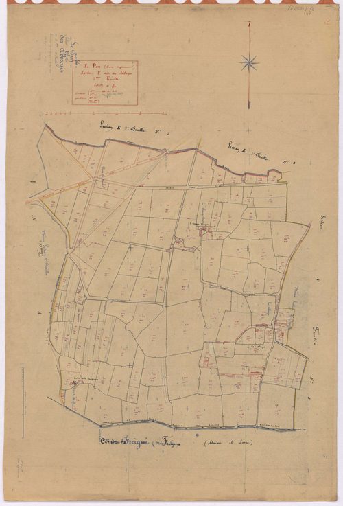 Le Pin - Section F2 Abbayes (section des) ; 169-288