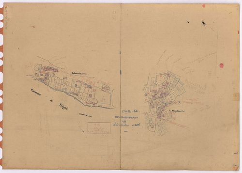 Le Pin - Section G1 G2 (développement) Rochementru (section de) ; 1-249 ; 250-471 ; développement des villages de La Margatière et de Rochementru