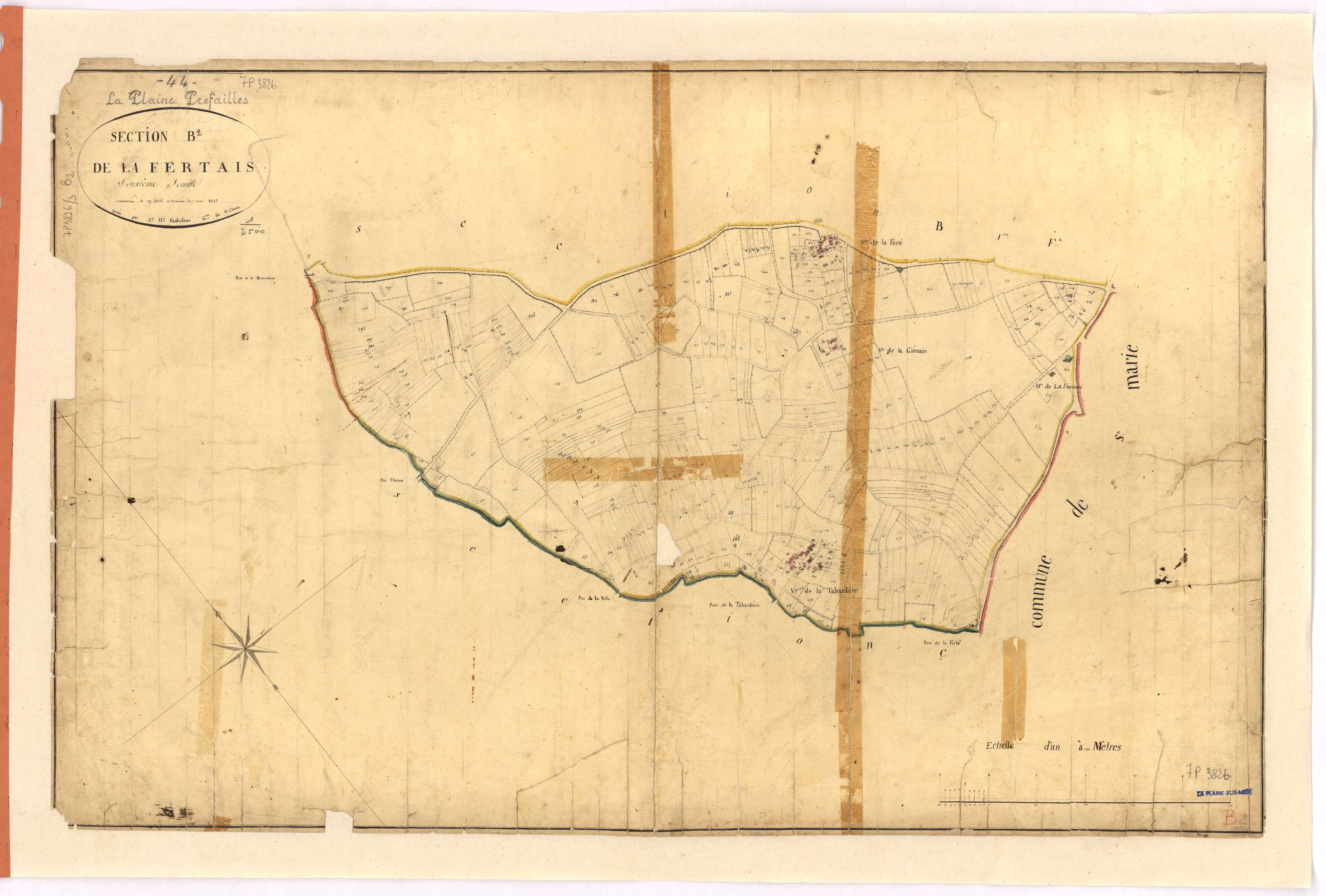 La Plaine-sur-Mer - Section B2 Fertais (section de La)