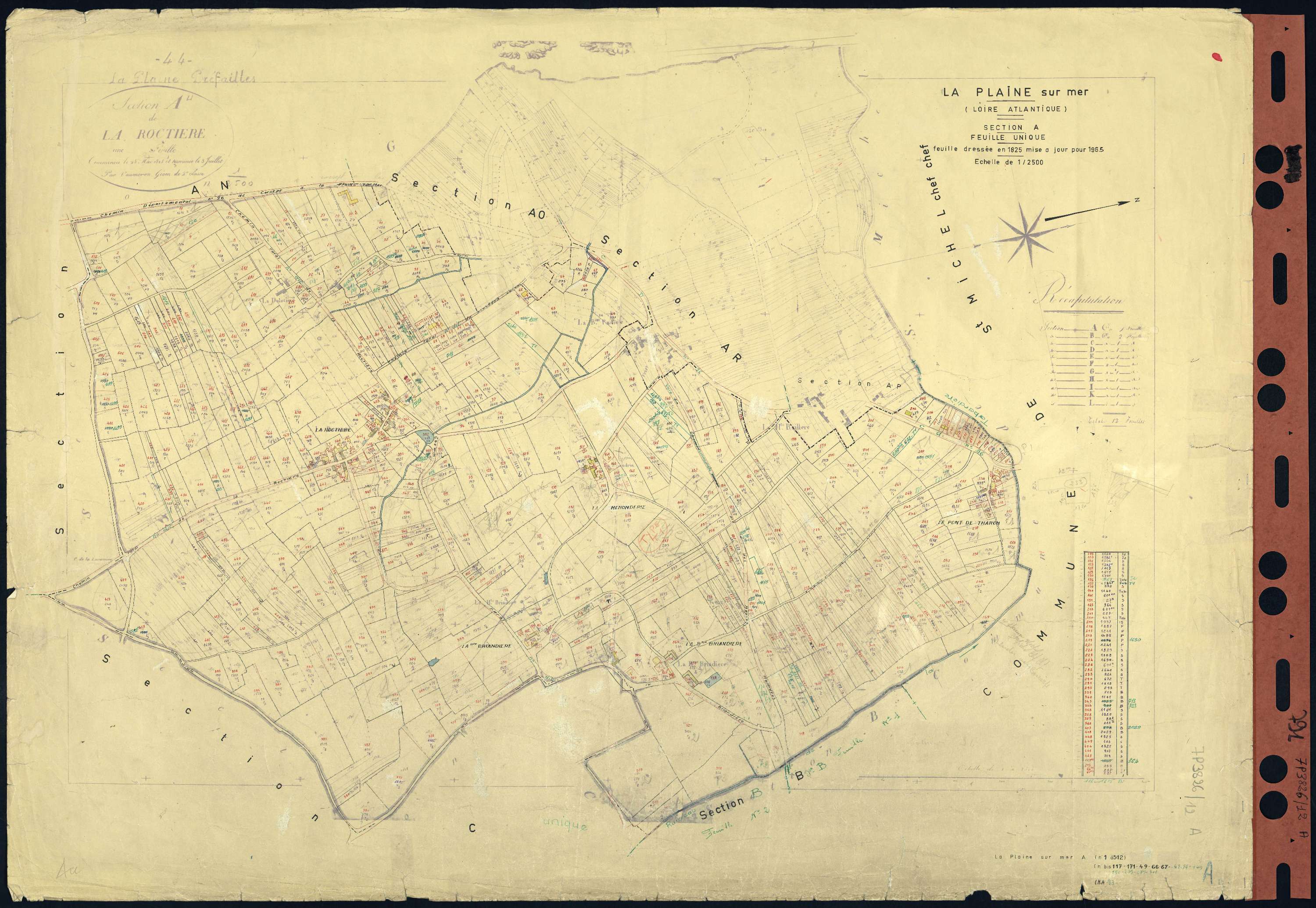 La Plaine-sur-Mer - Section A 1-512