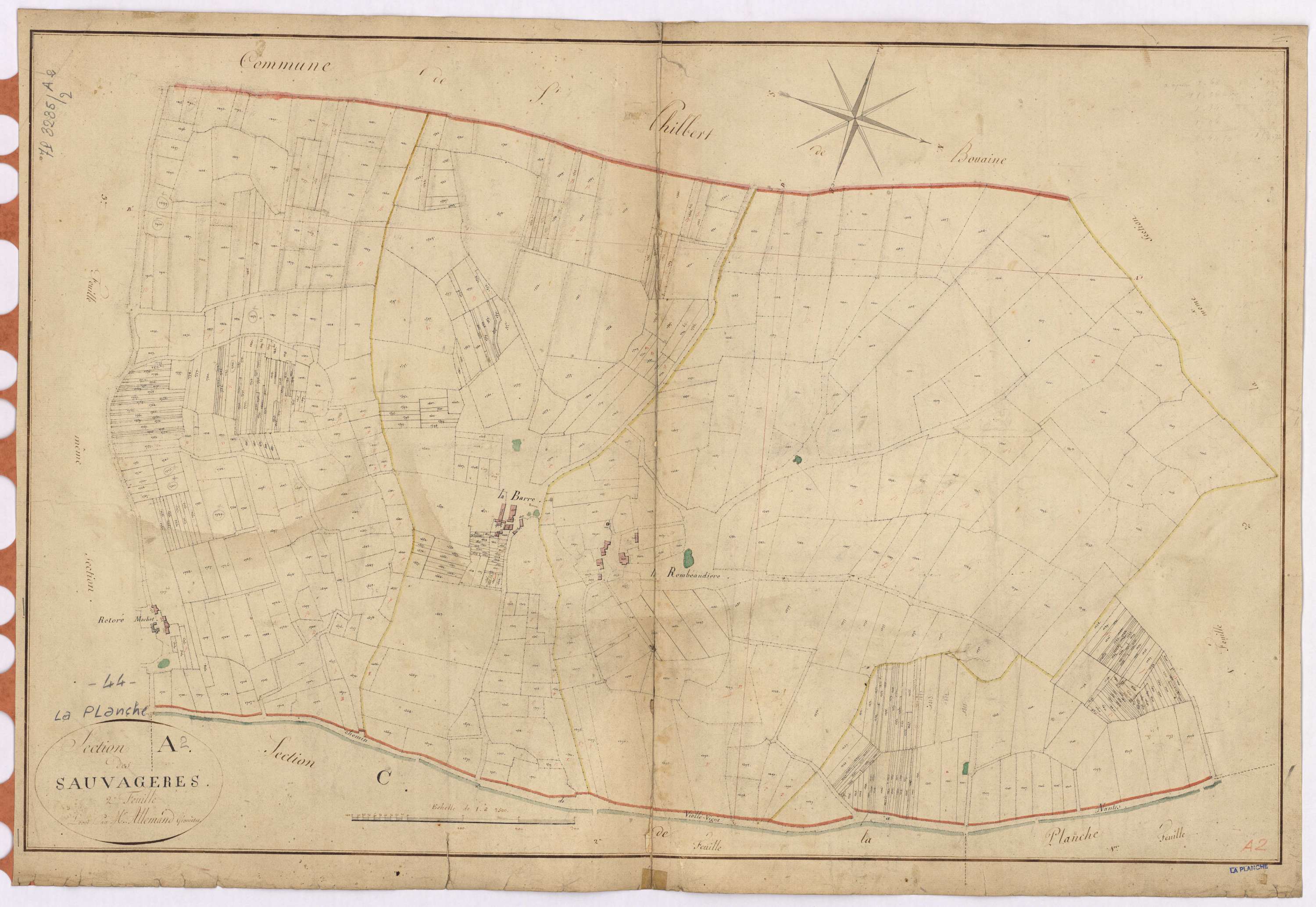 La Planche - Section A2 Sauvagères (section des)
