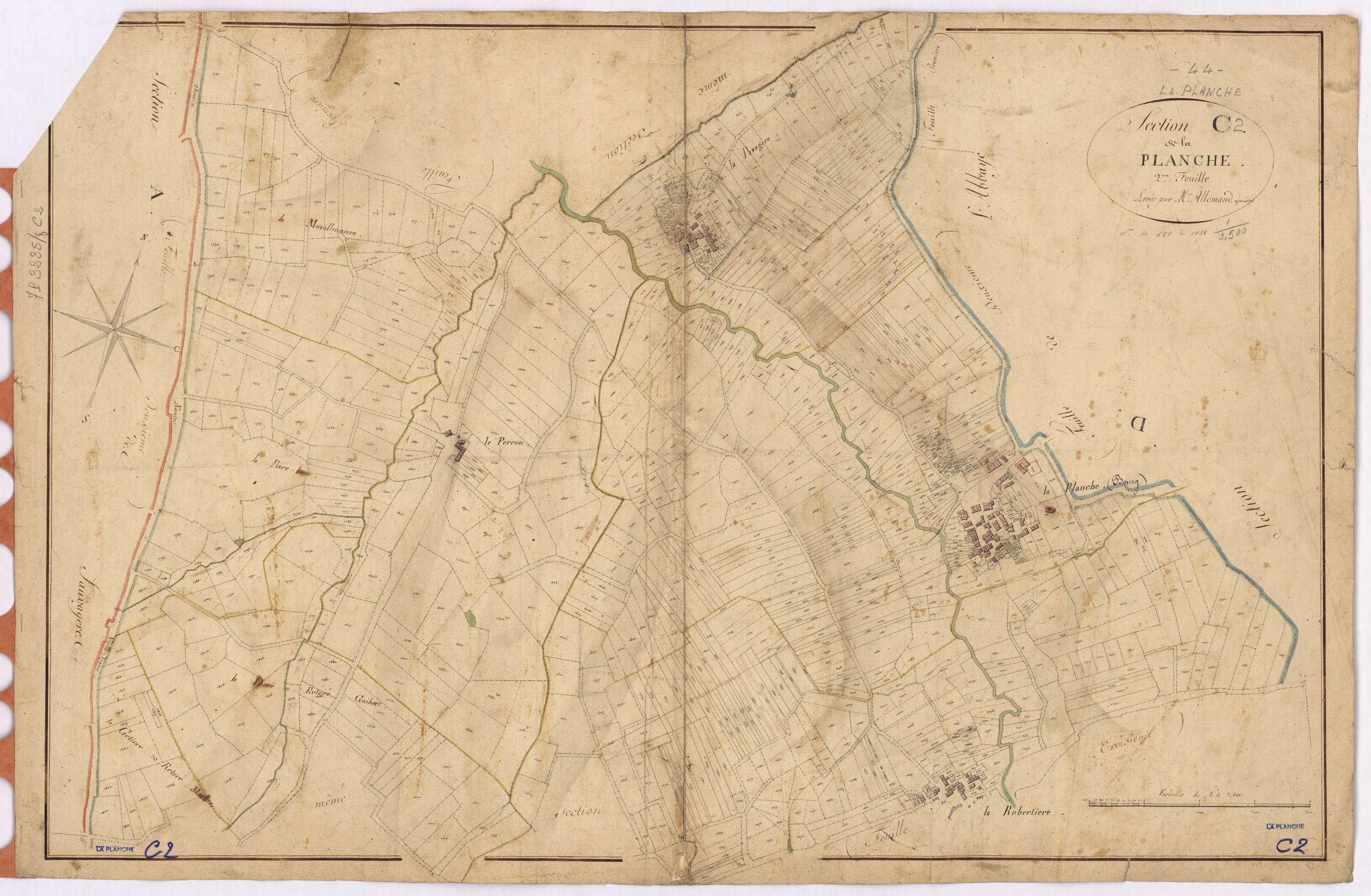 La Planche - Section C2 Planche (section de La) ; 681-1833