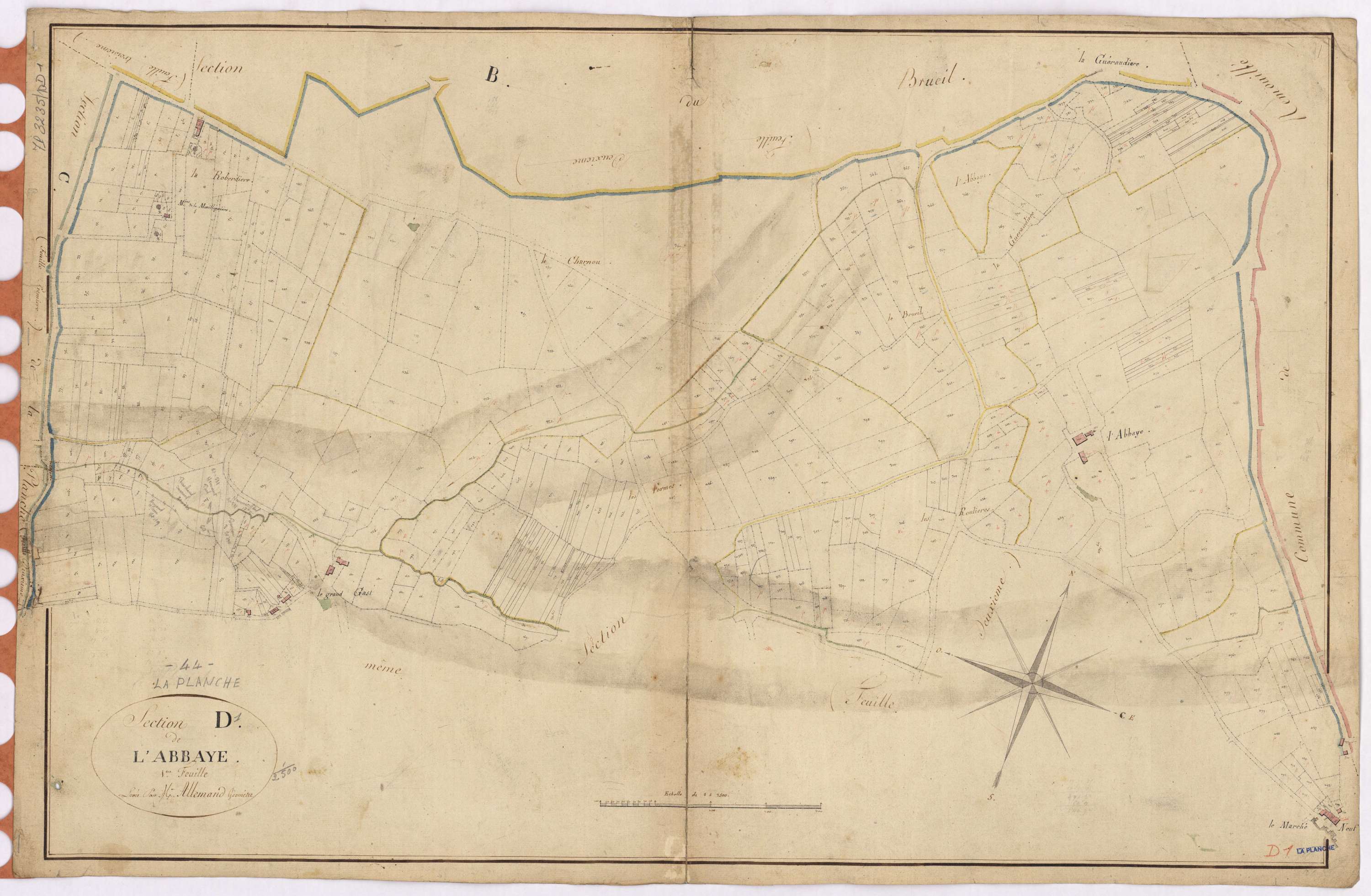 La Planche - Section D1 Abbaye (section de l')