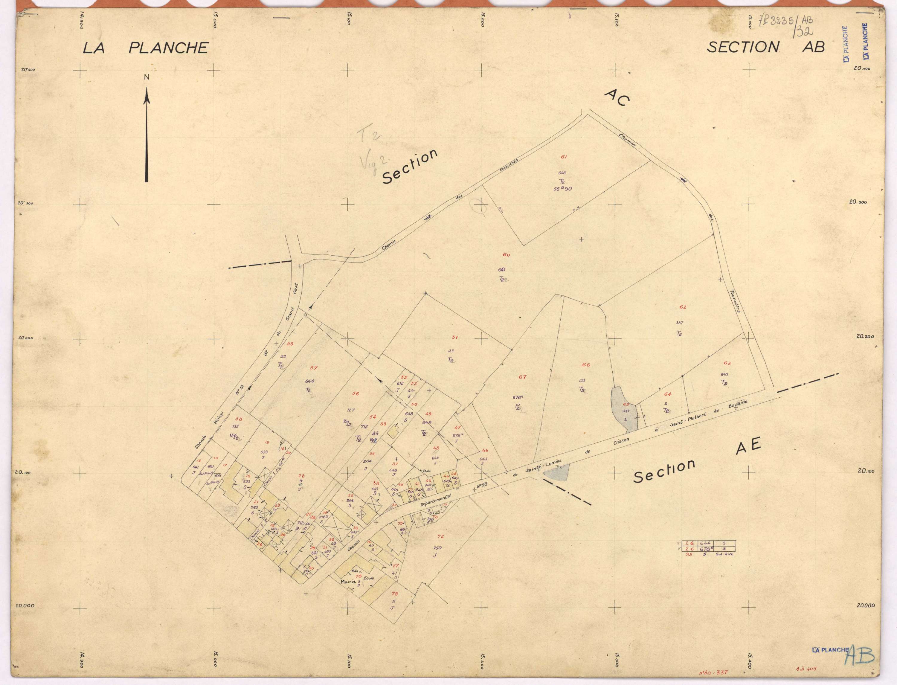 La Planche - Section AB 1-405