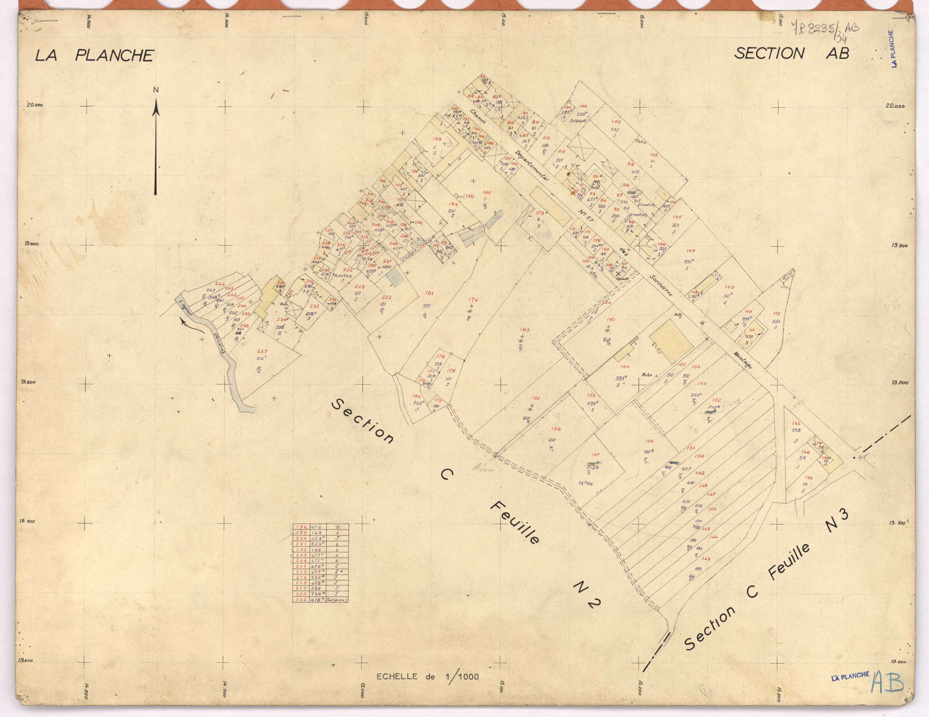 La Planche - Section AB 1-405