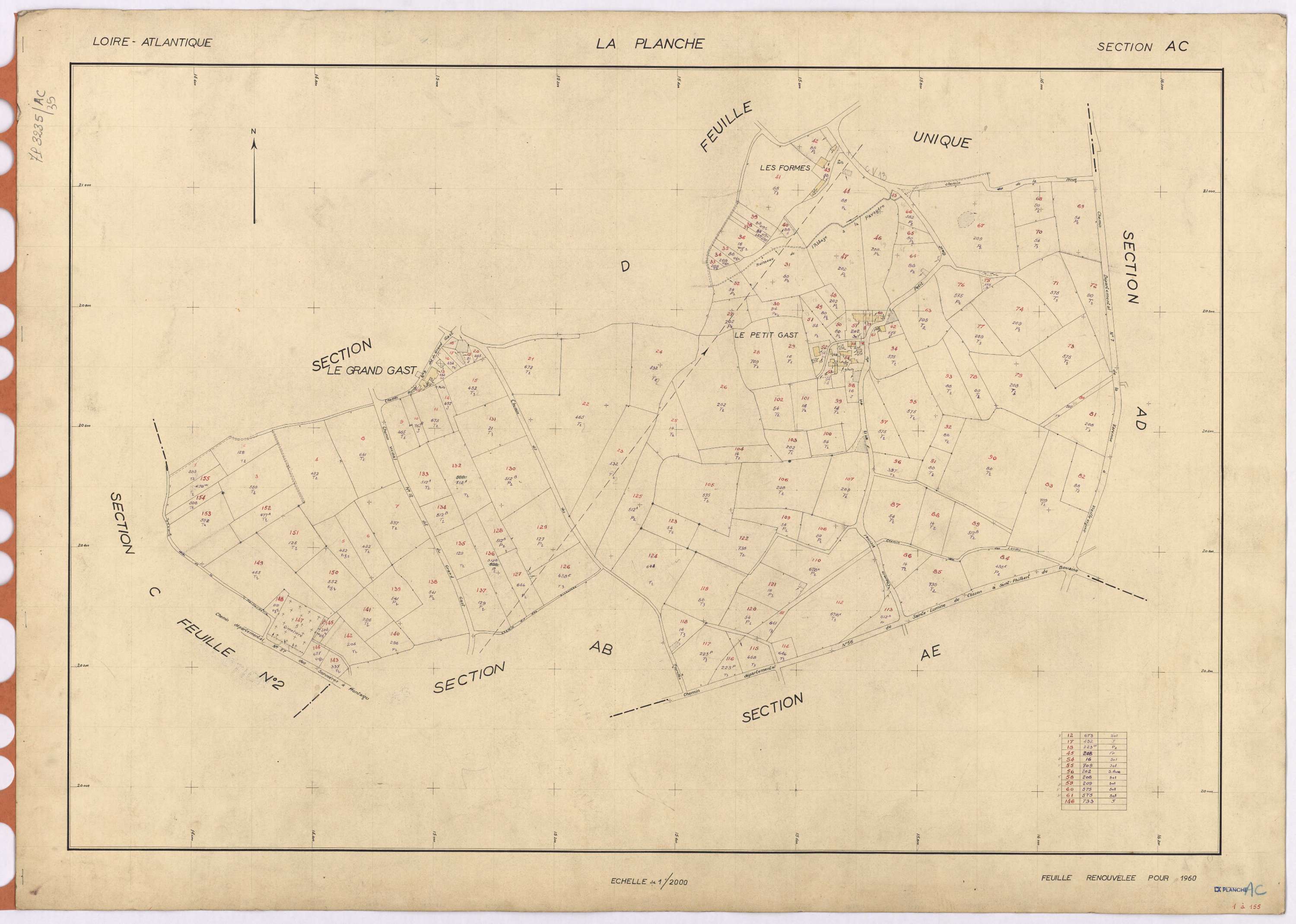 La Planche - Section AC 1-155