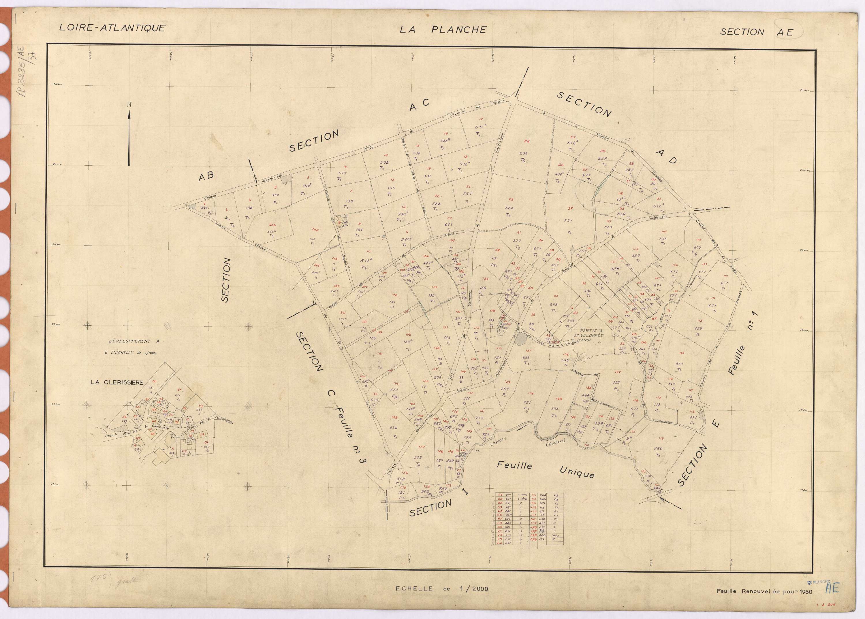 La Planche - Section AE 1-206