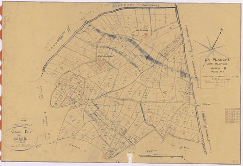 La Planche - Section B1 Breuil (section du) ; 1-168