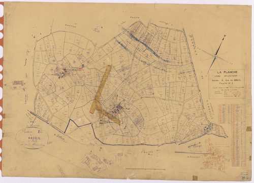 La Planche - Section B2 Breuil (section du) ; 169-500