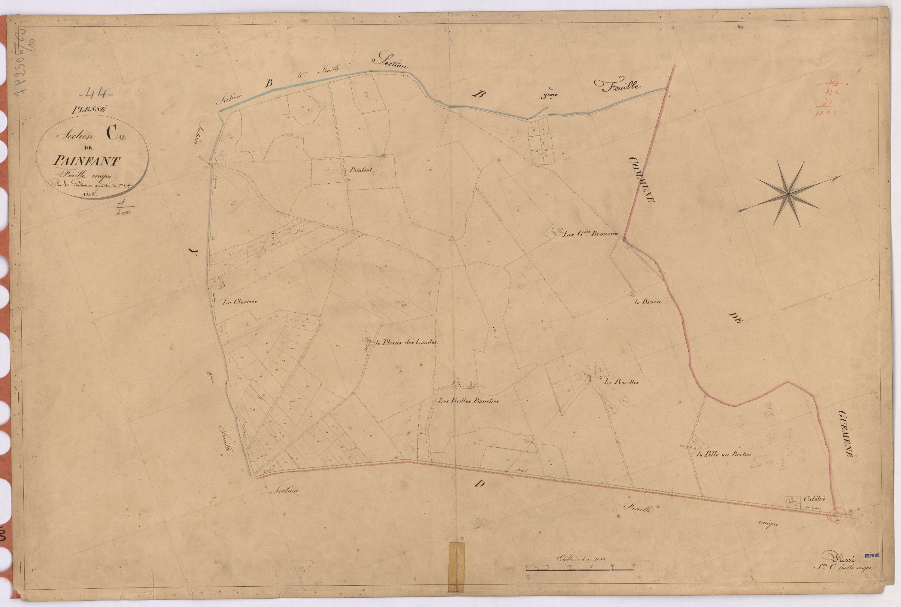 Plessé - Section C Painfant (section de)
