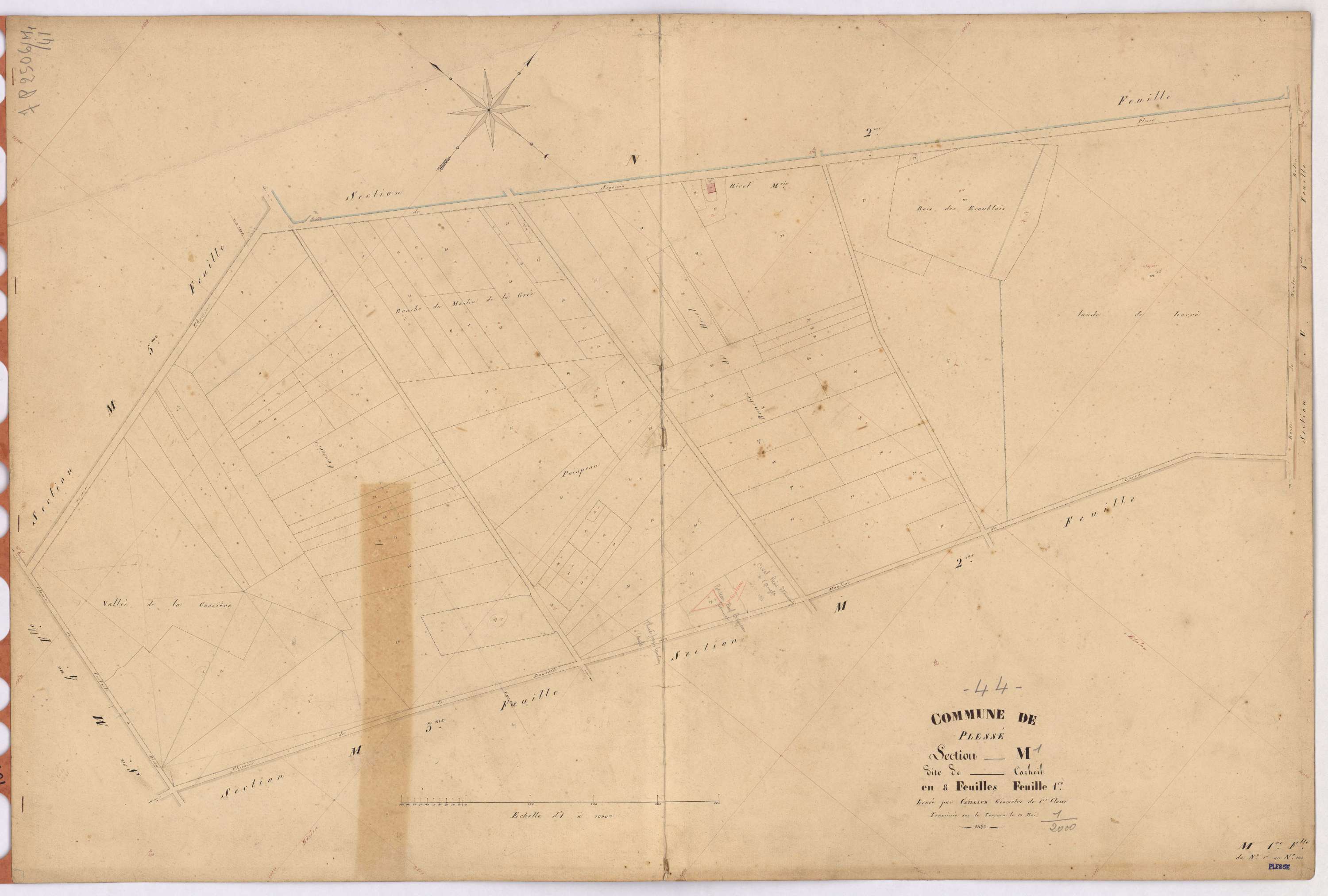 Plessé - Section M1 Carheil (section de) ; 1-102