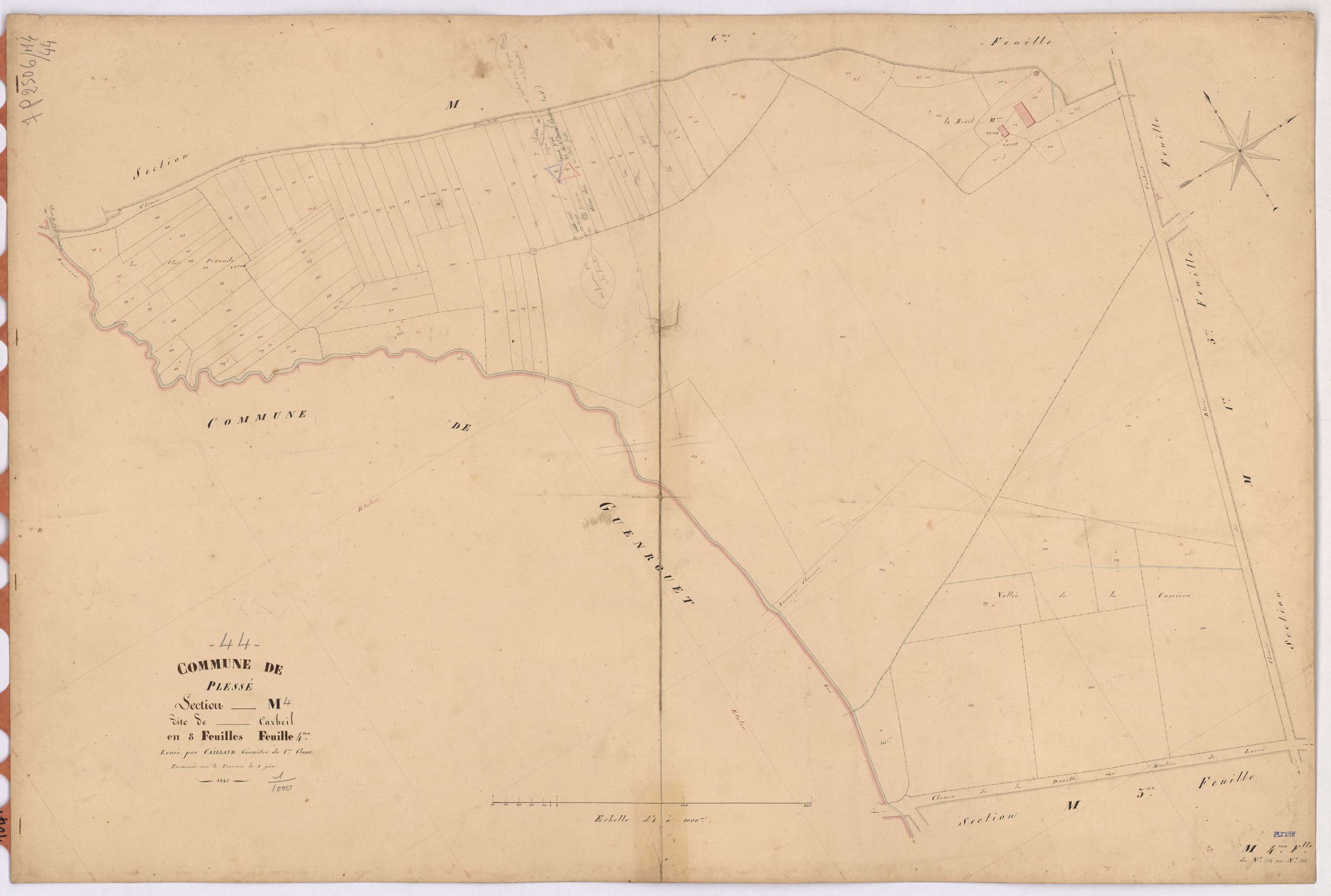 Plessé - Section M4 Carheil (section de) ; 224-311