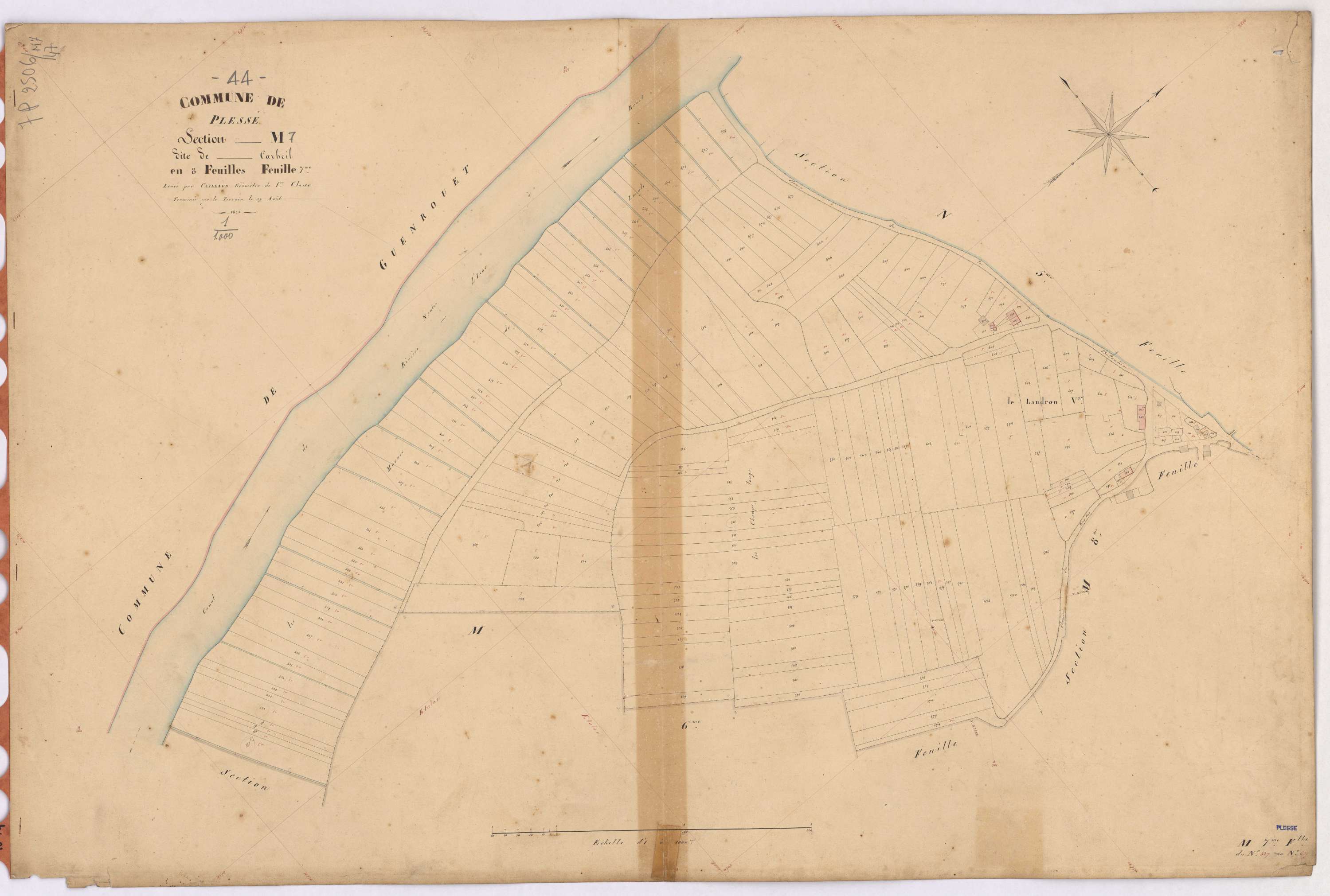 Plessé - Section M7 Carheil (section de) ; 427-625