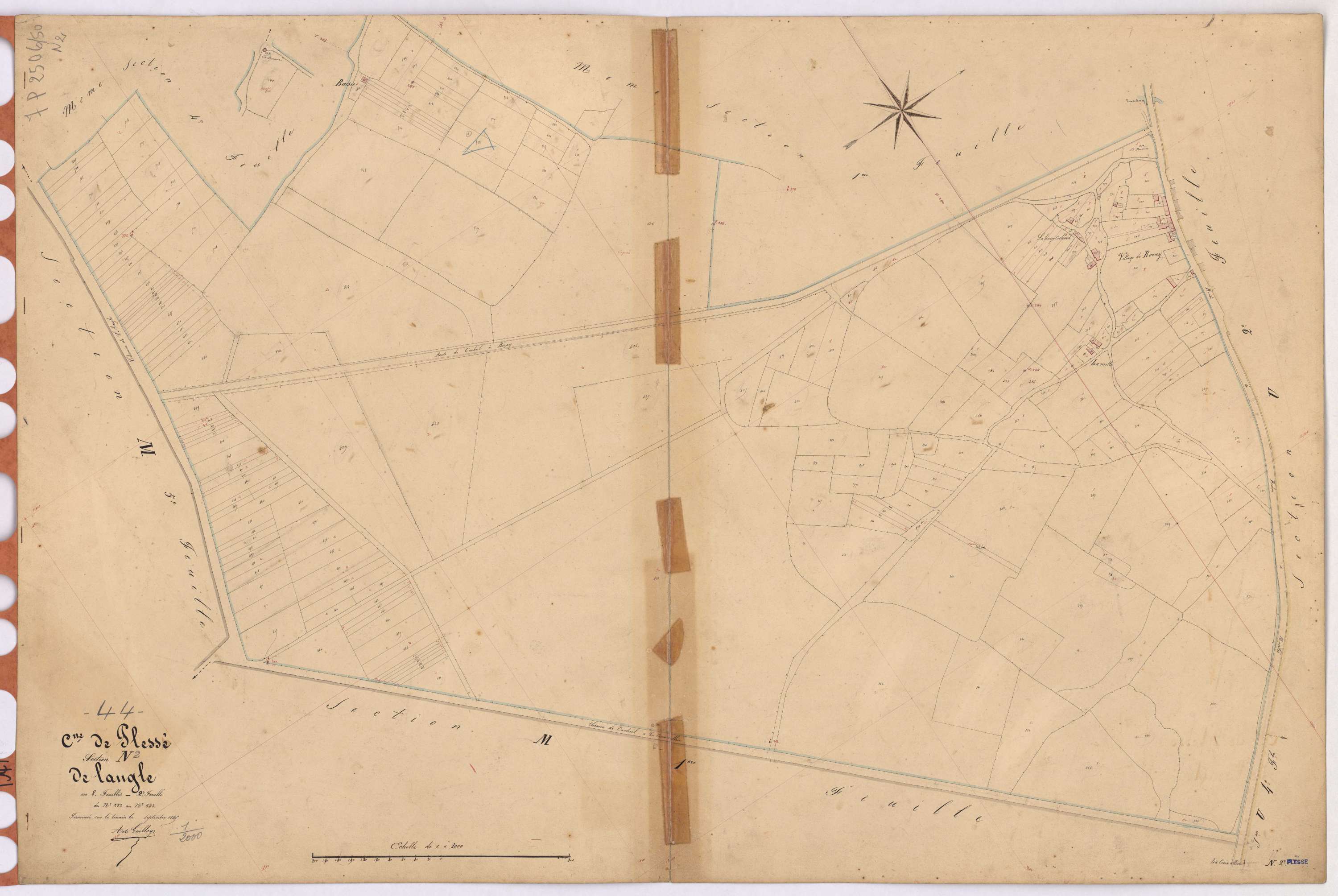 Plessé - Section N2 Angle (section de l') ; 282-543