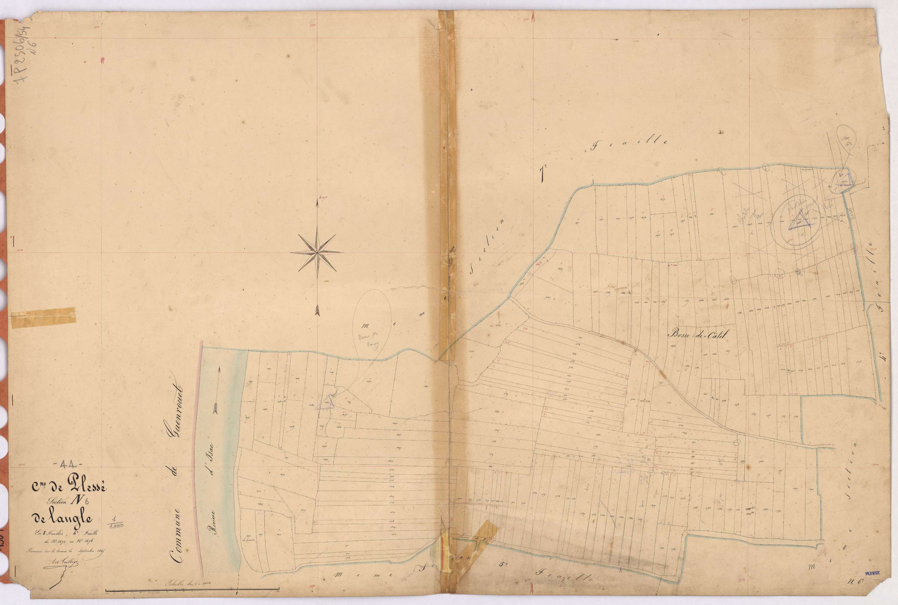 Plessé - Section N6 Angle (section de l') ; 1470-1676