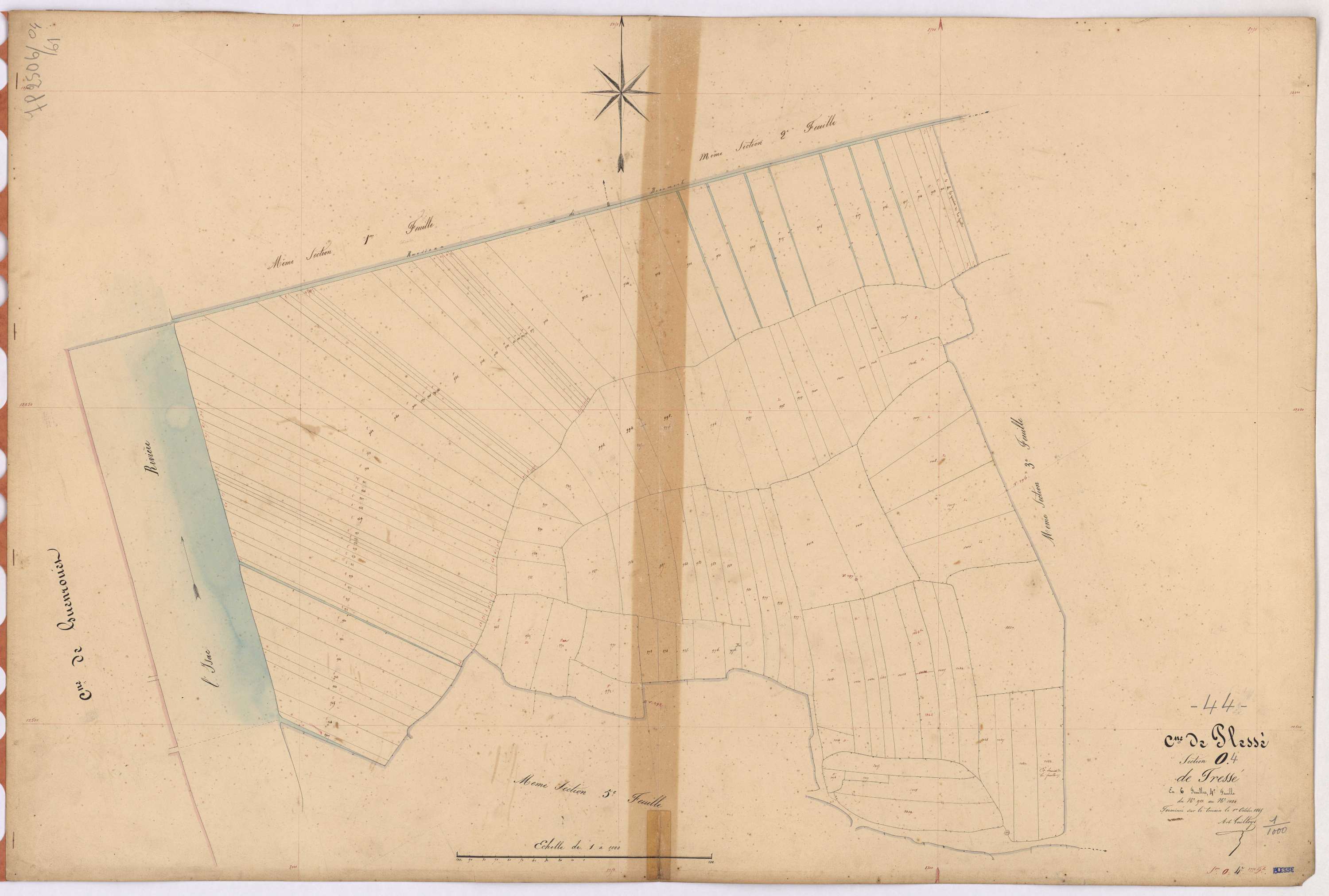 Plessé - Section O4 Tressé (section de) ; 911-1032