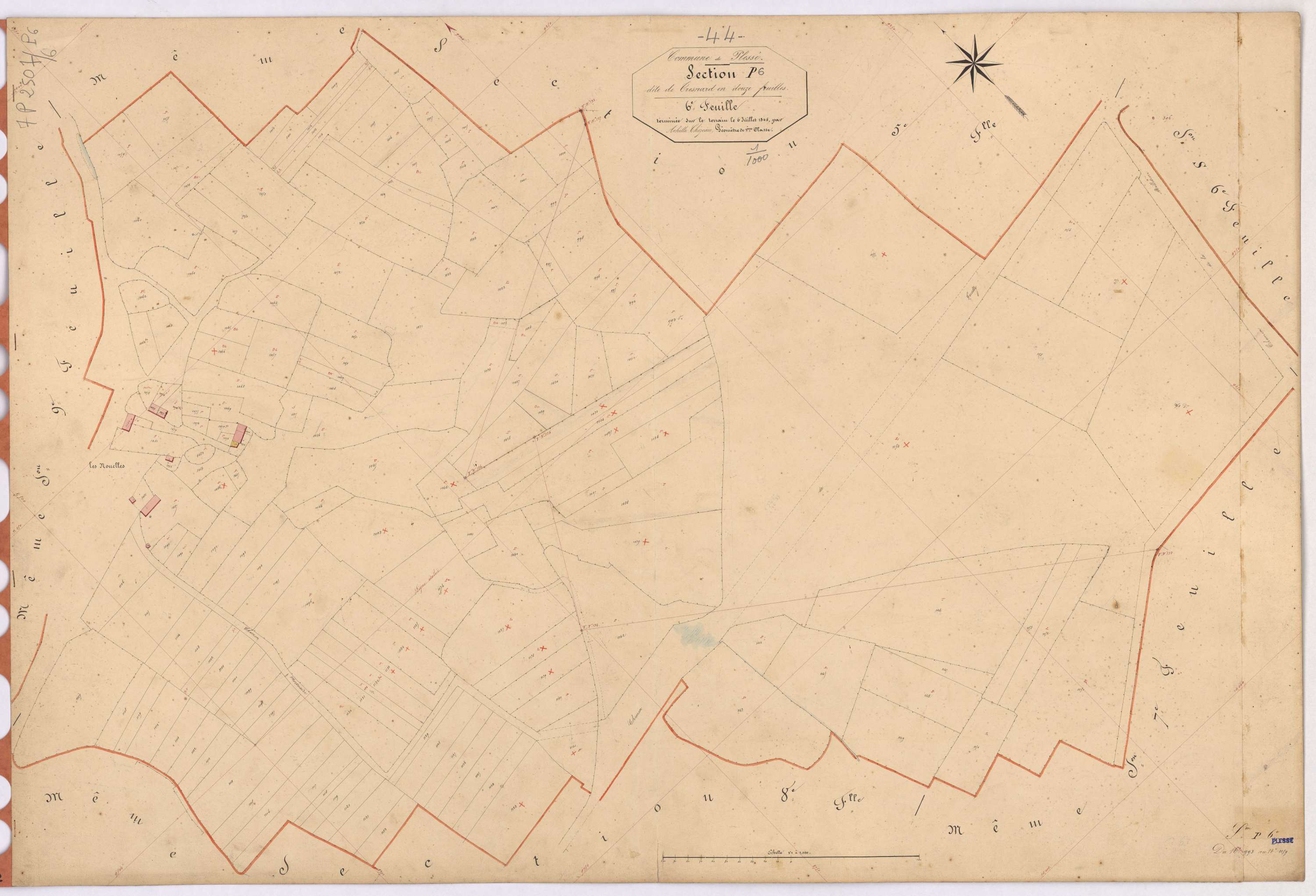 Plessé - Section P6 Tresnard (section de) ; 993-1159