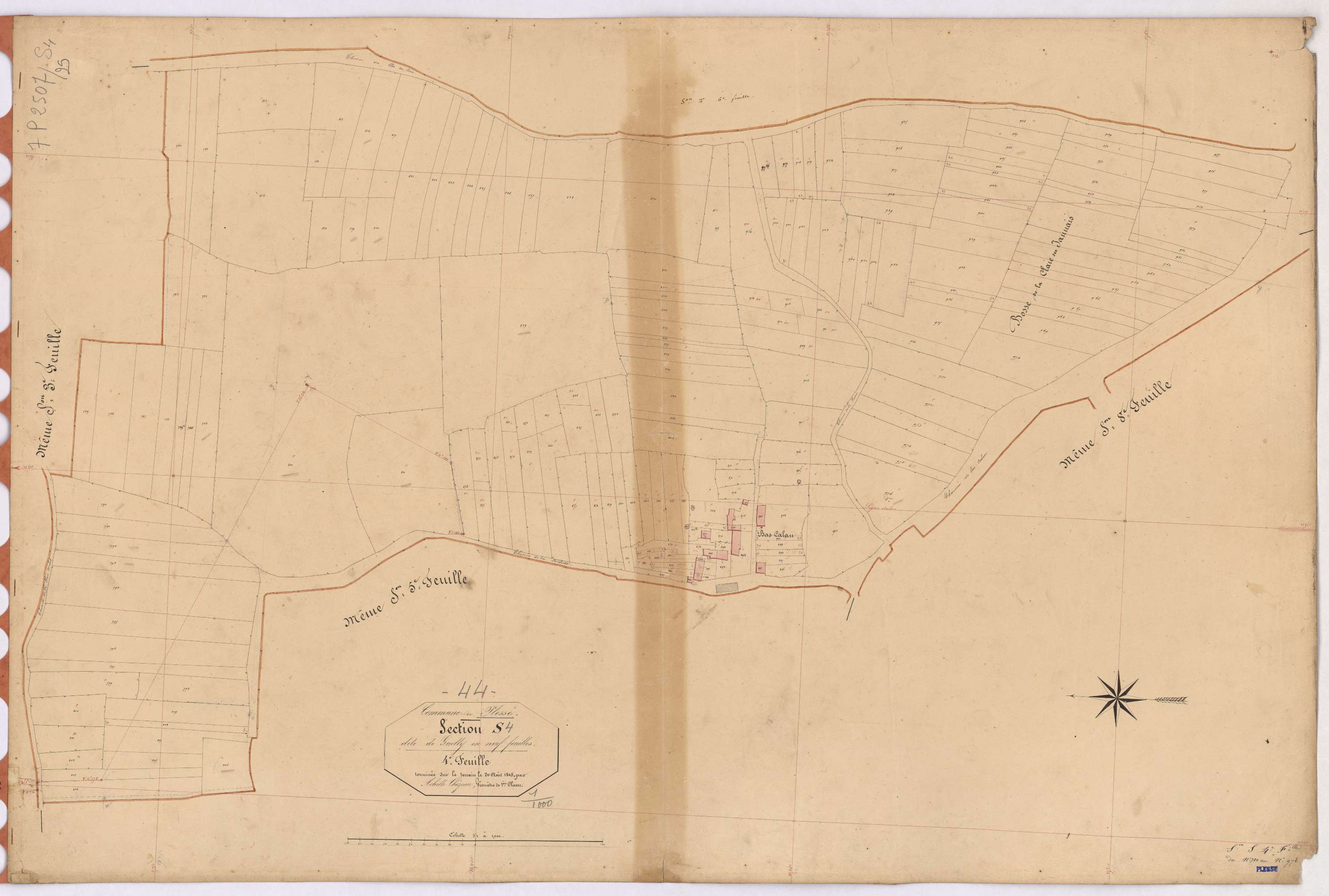 Plessé - Section S4 Guelly (section de) ; 780-976