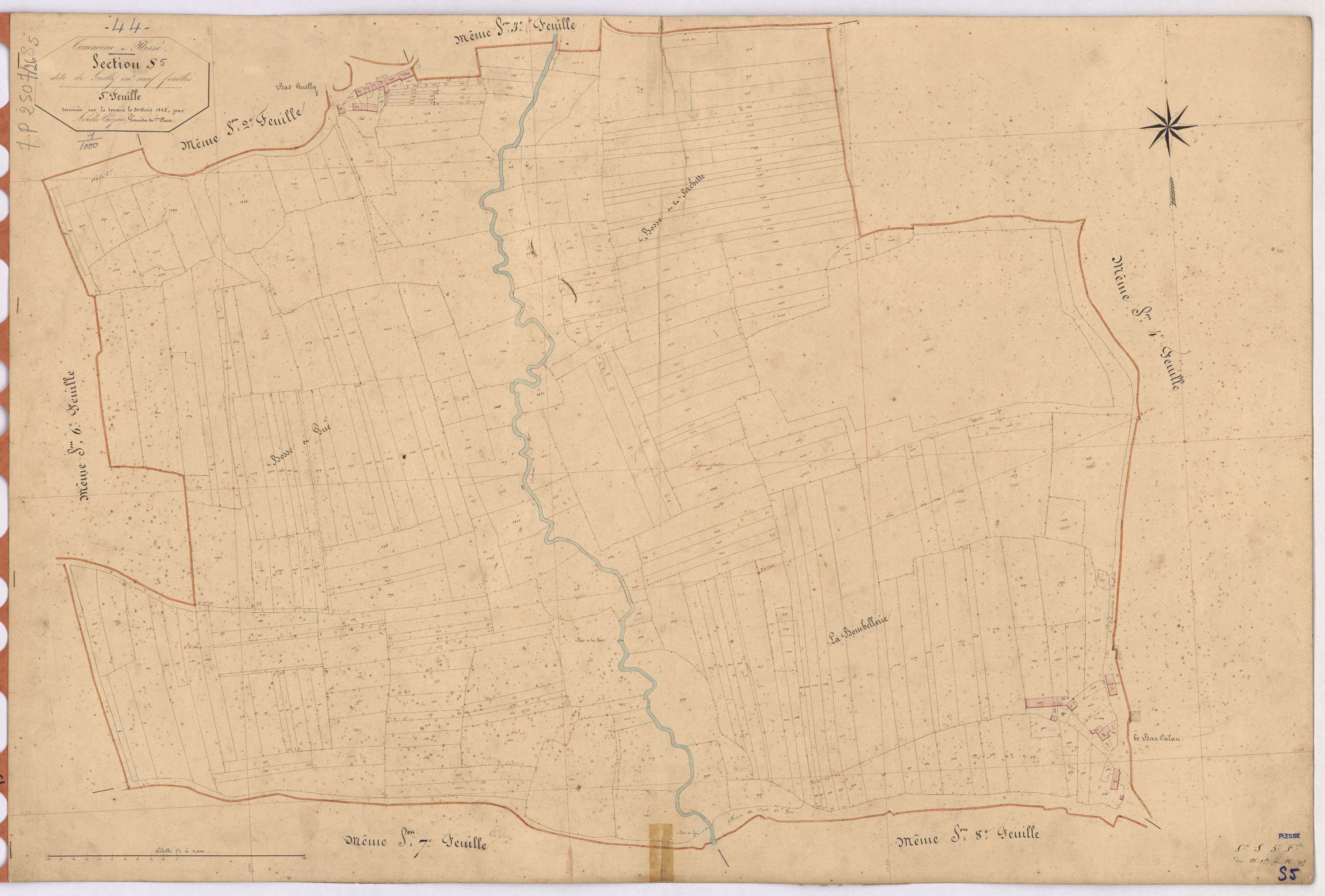 Plessé - Section S5 Guelly (section de) ; 977-1295