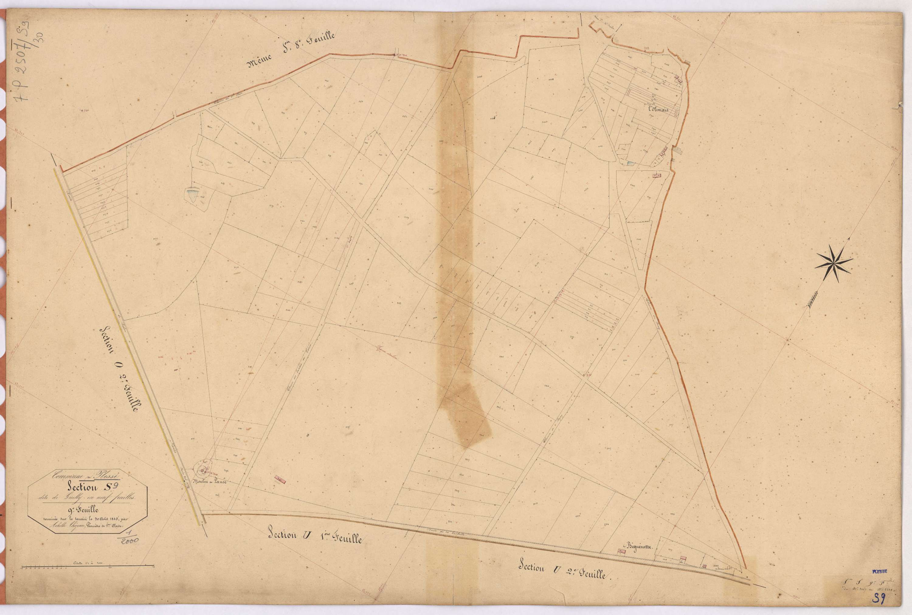 Plessé - Section S9 Guelly (section de) ; 2067-2222