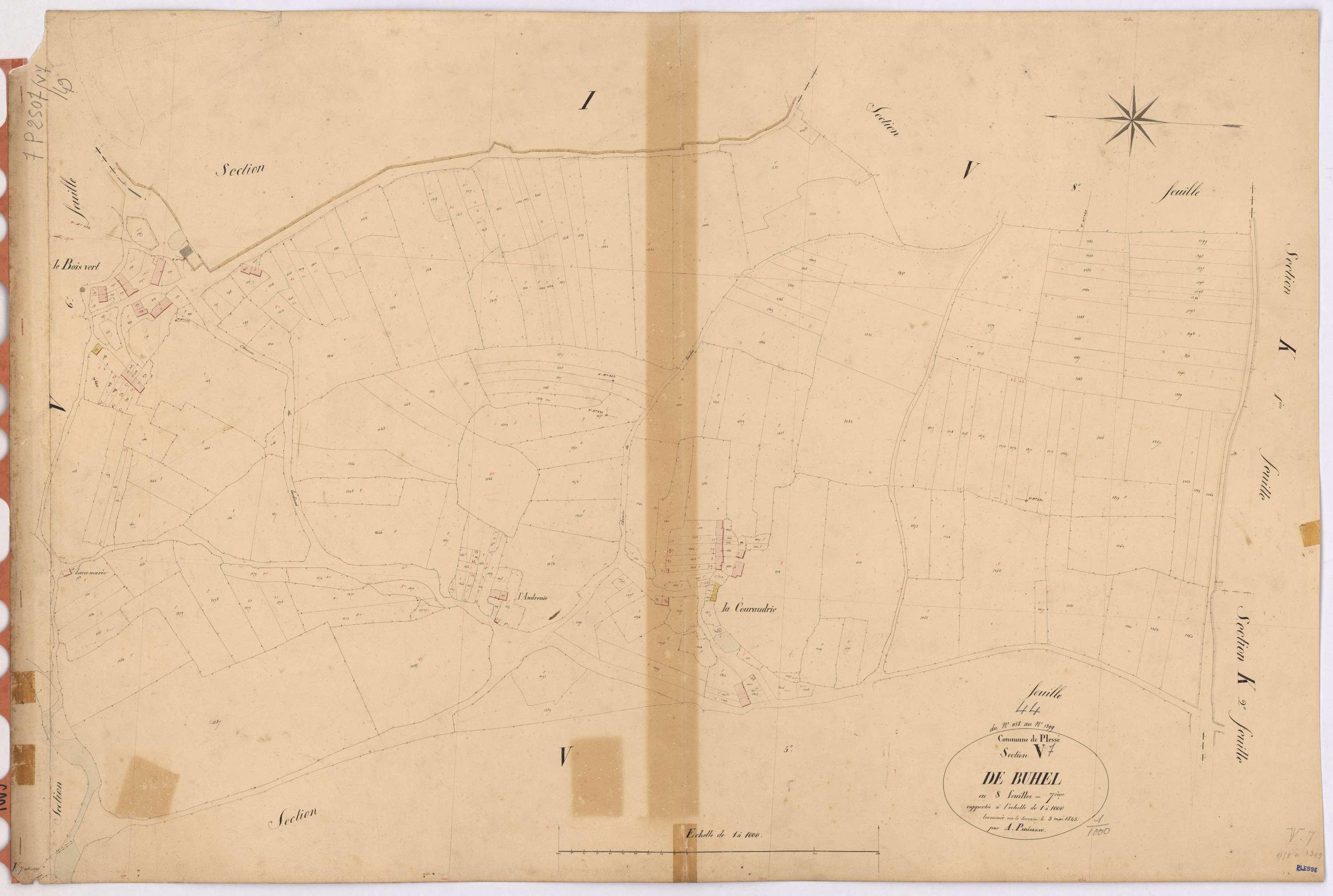 Plessé - Section V7 Buhel (section de) ;1158-1399