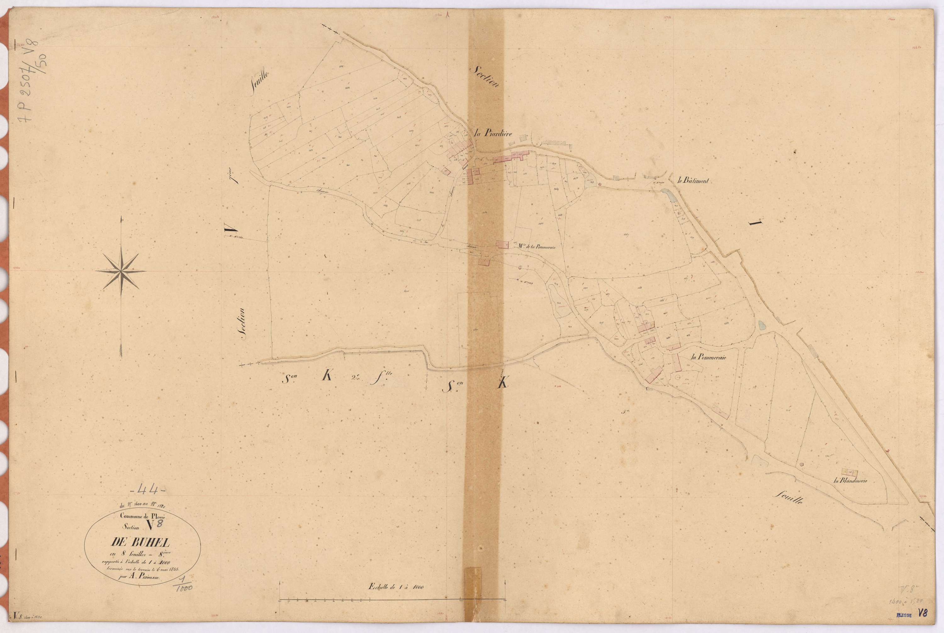 Plessé - Section V8 Buhel (section de) ;1400-1520