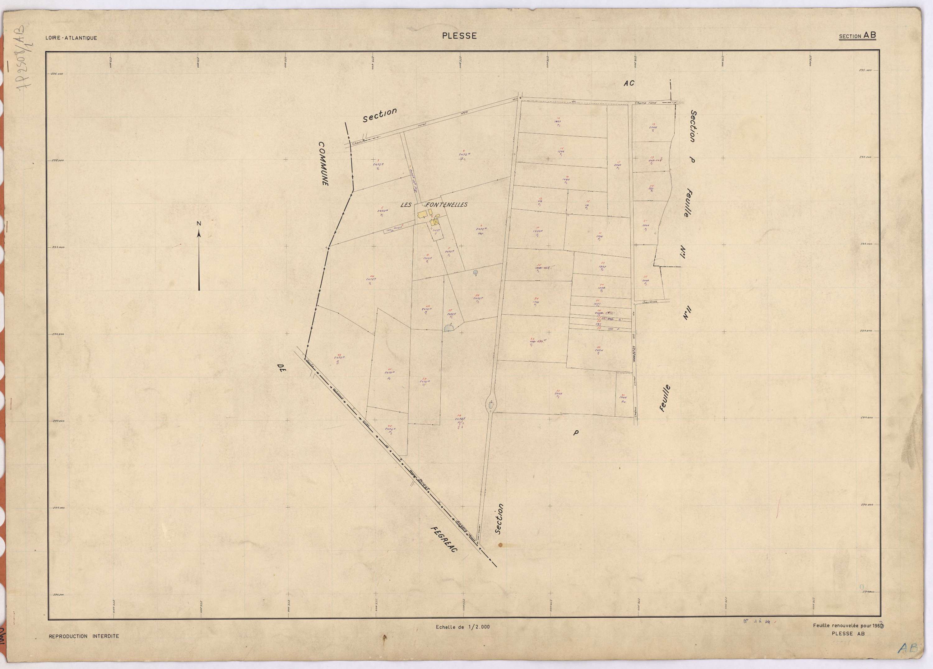 Plessé - Section AB 1-44