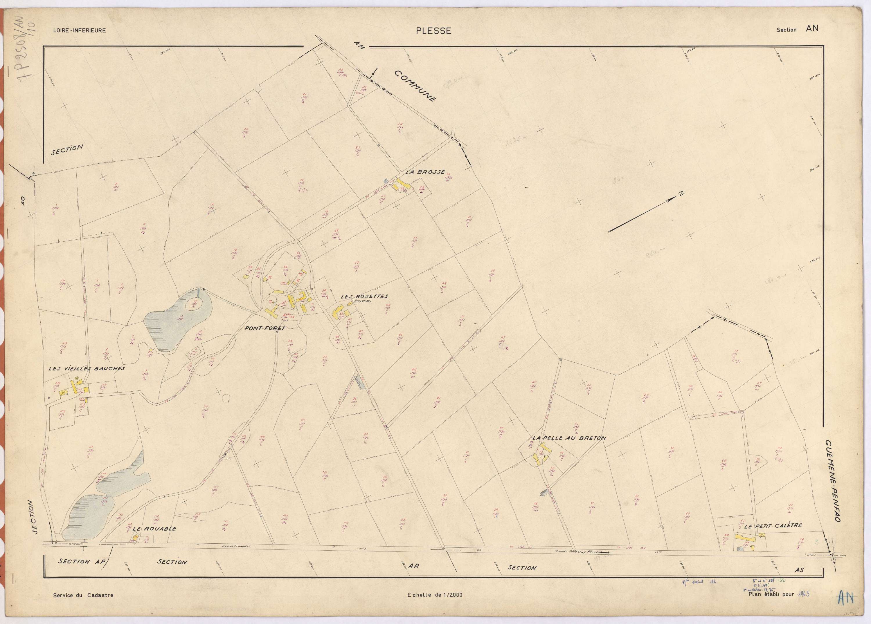 Plessé - Section AN 1-132