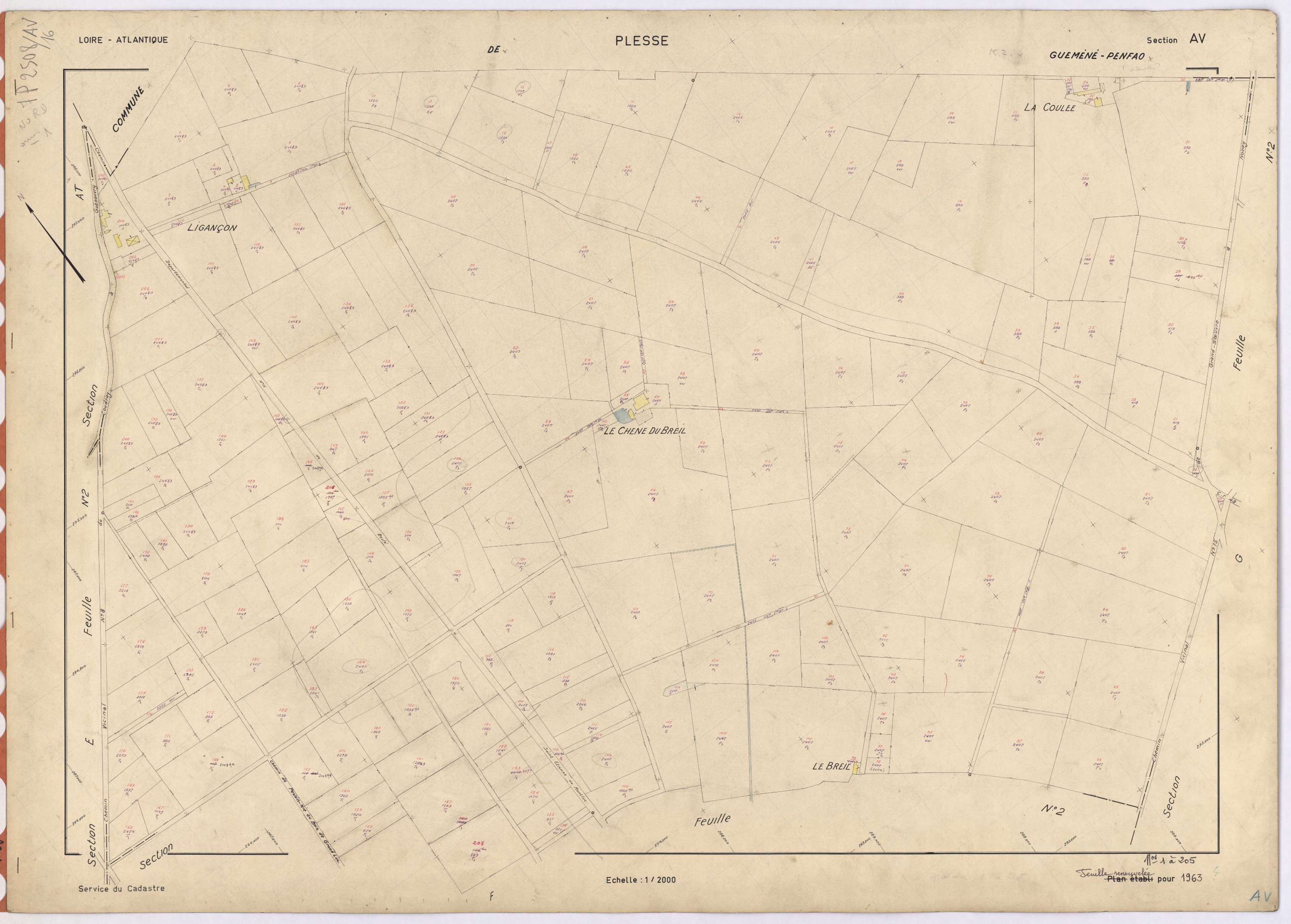 Plessé - Section AV 1-205
