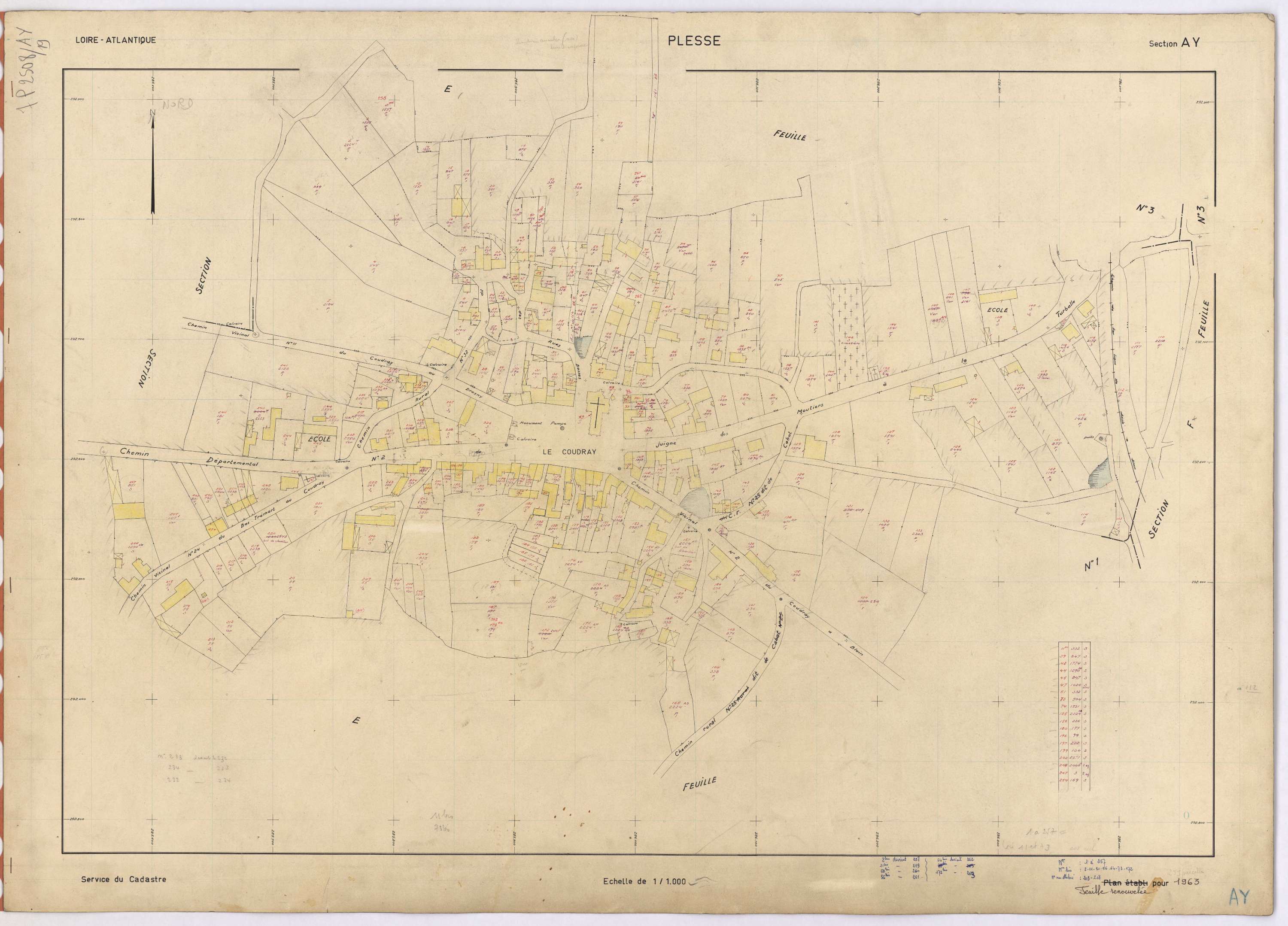Plessé - Section AY 1-257