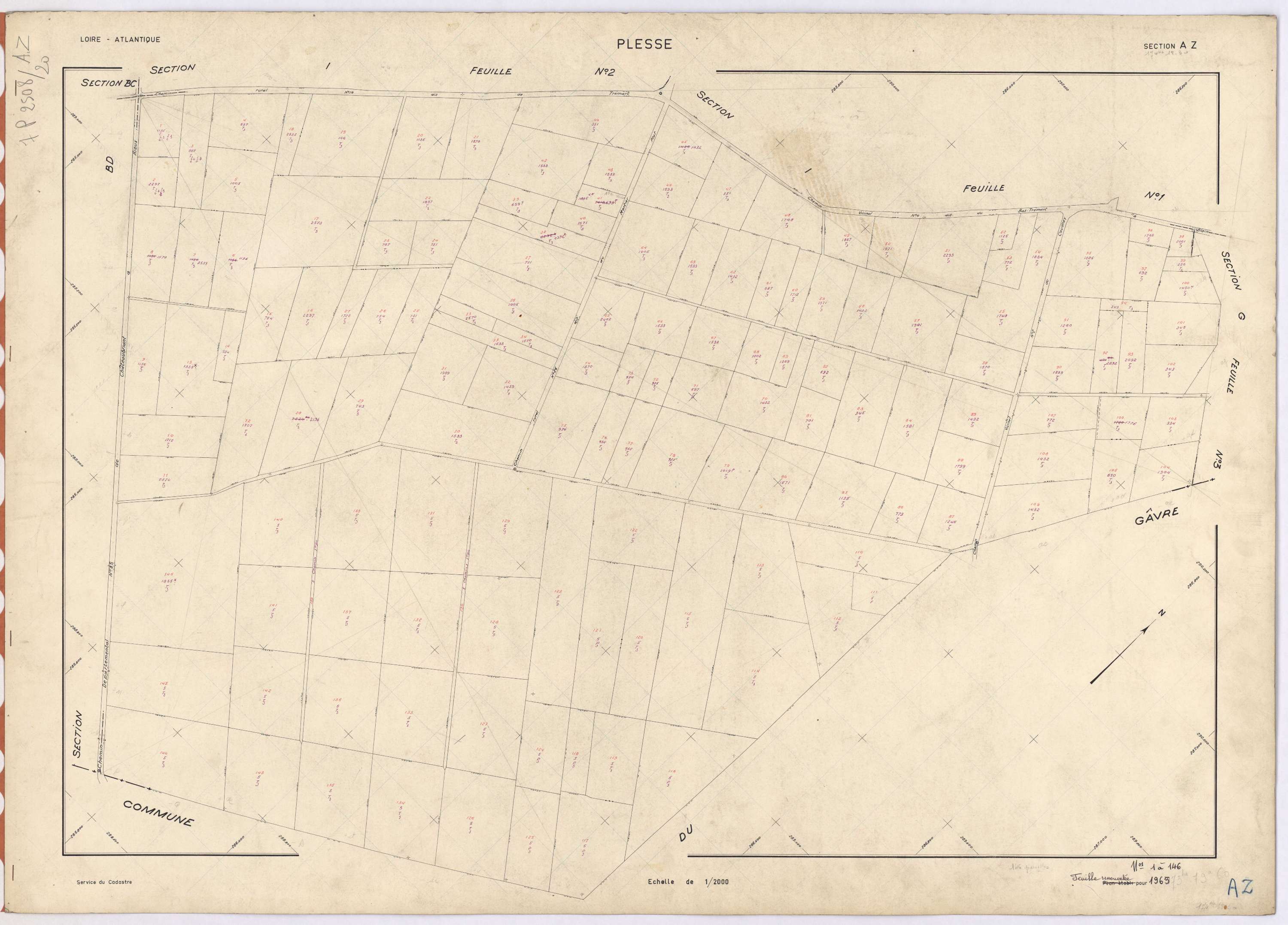 Plessé - Section AZ 1-146