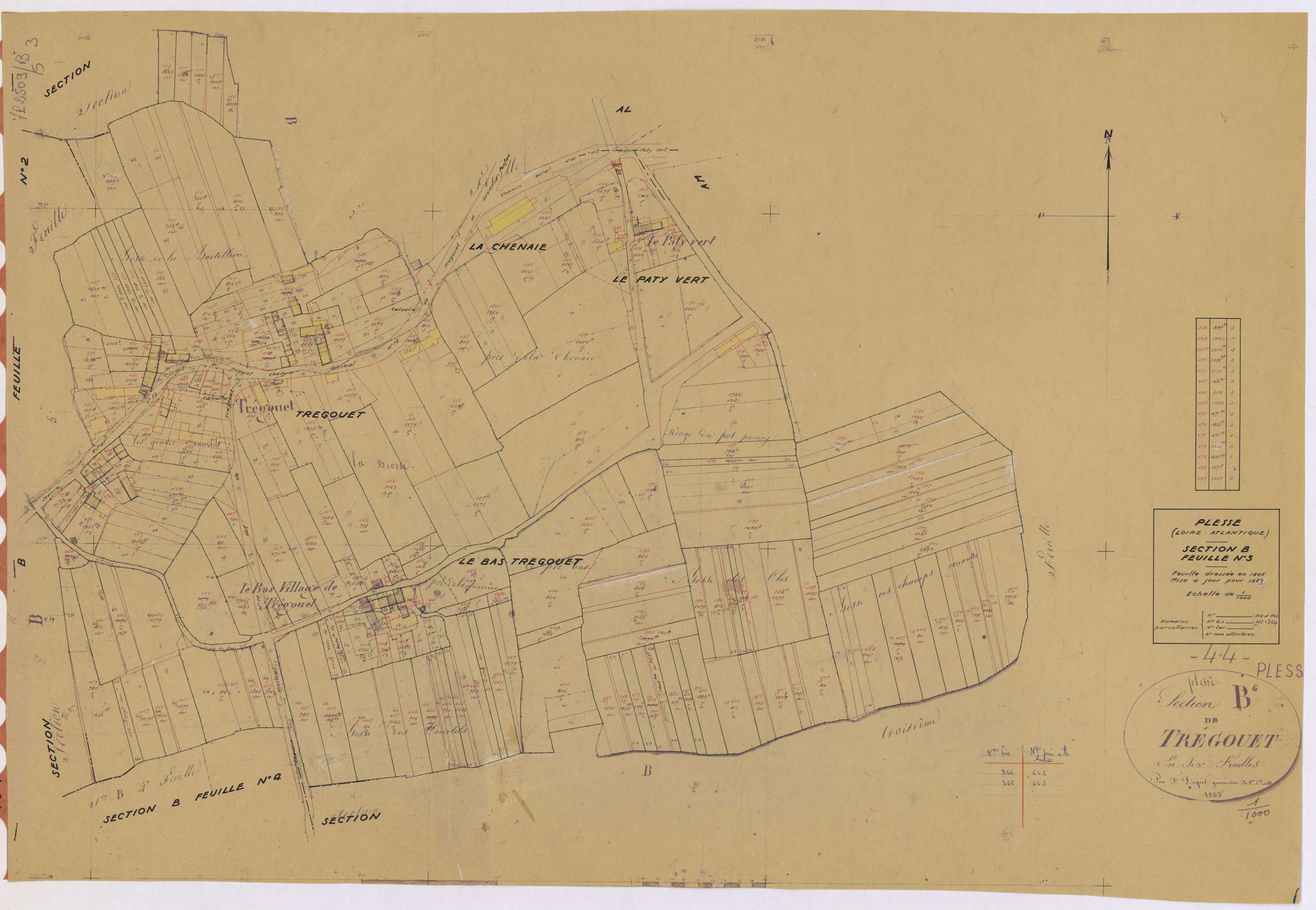 Plessé - Section B3 314-503