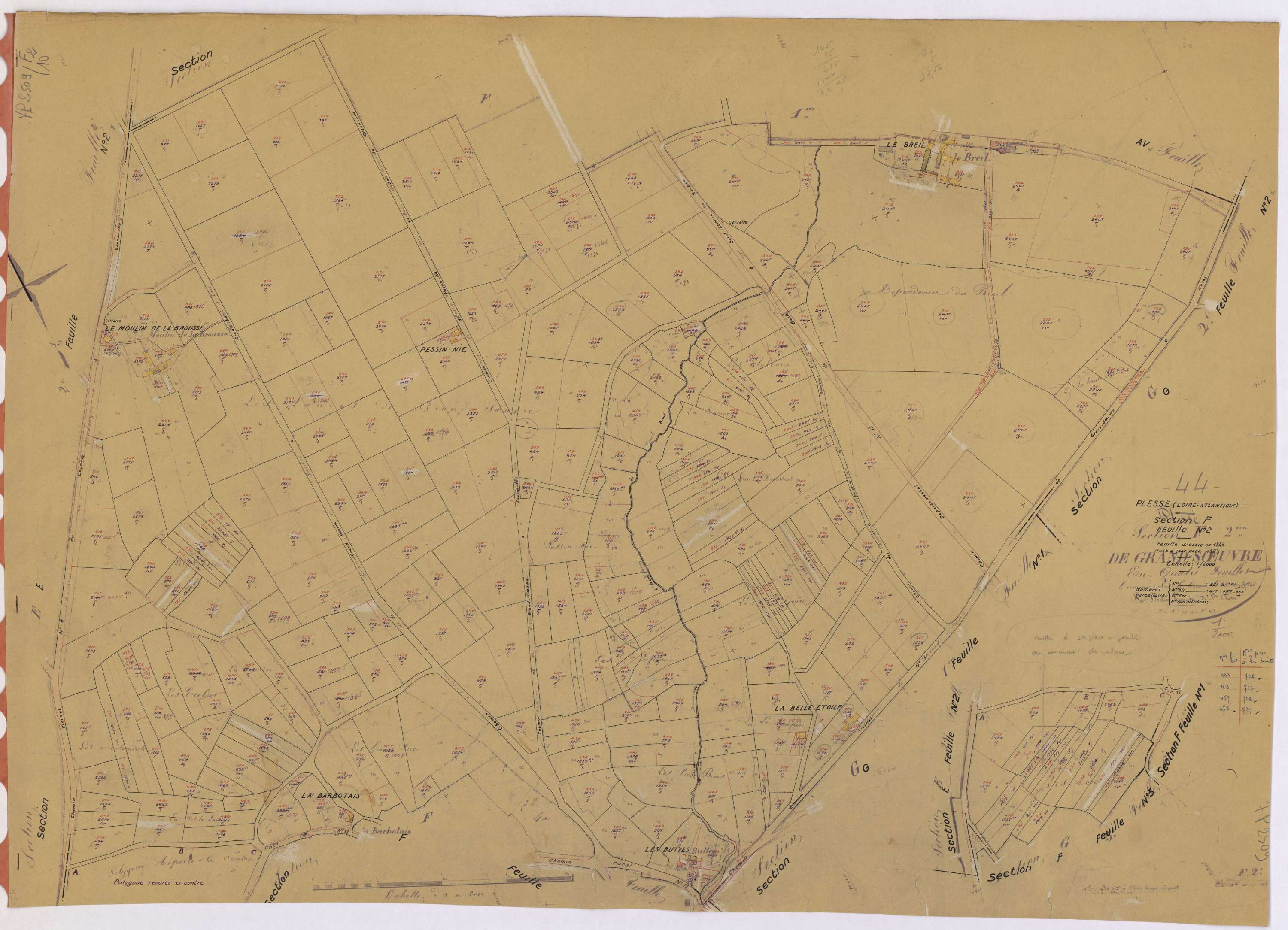 Plessé - Section F2 231-561