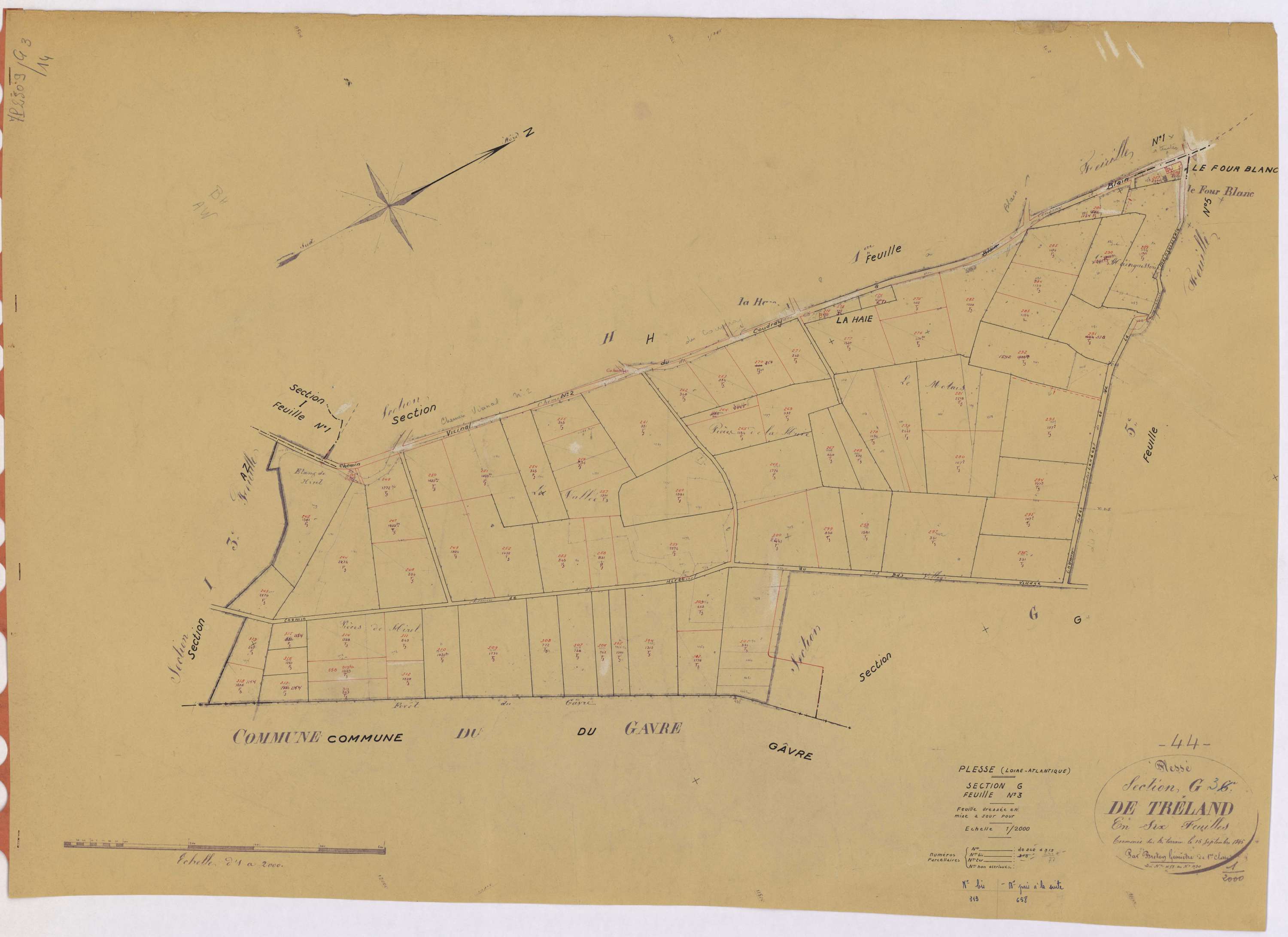 Plessé - Section G3 242-319