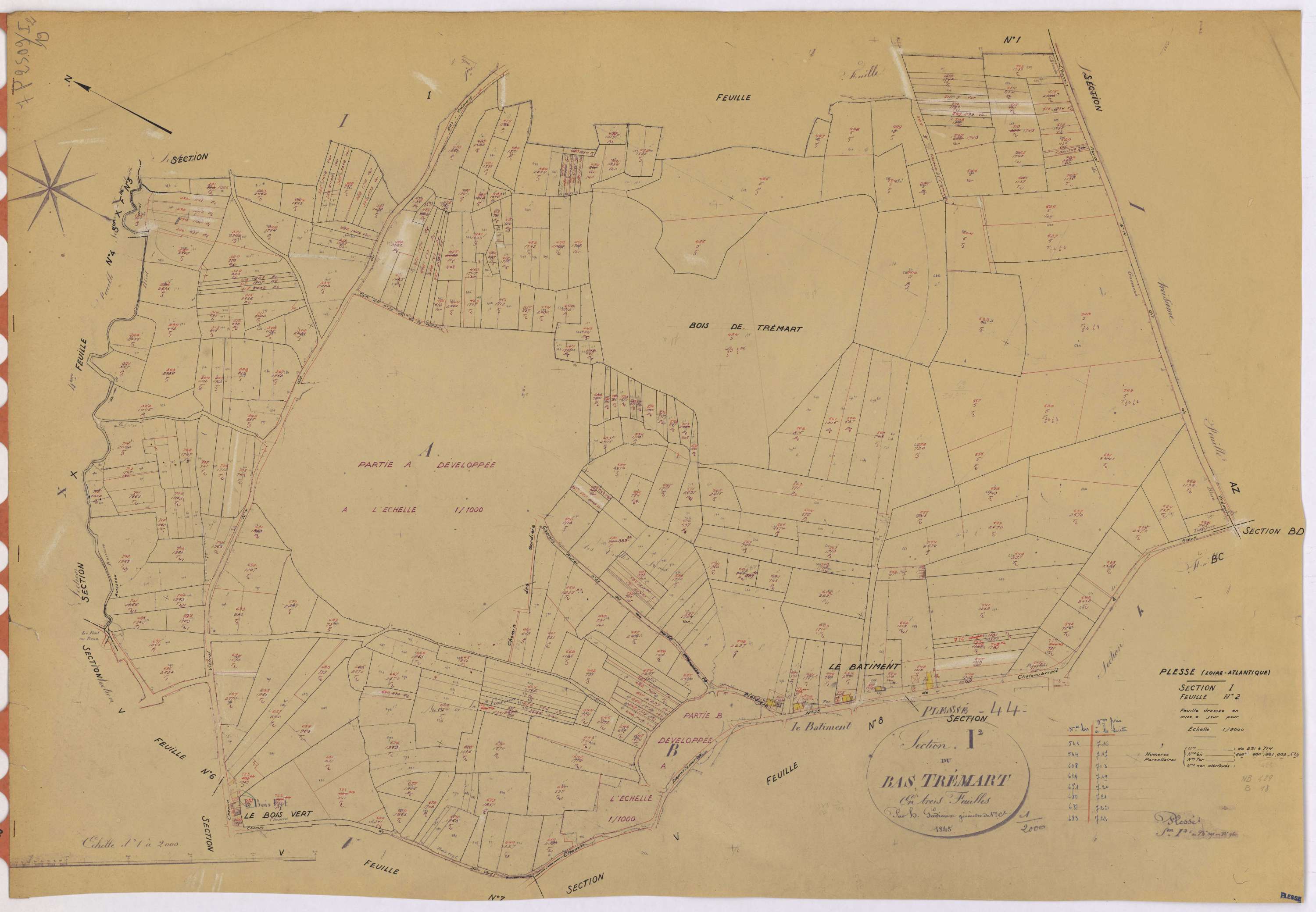 Plessé - Section I2 291-714