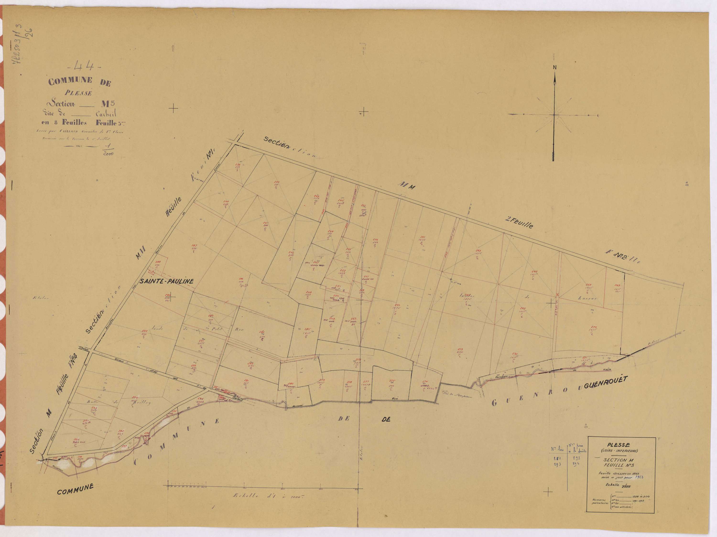 Plessé - Section M3 238-304