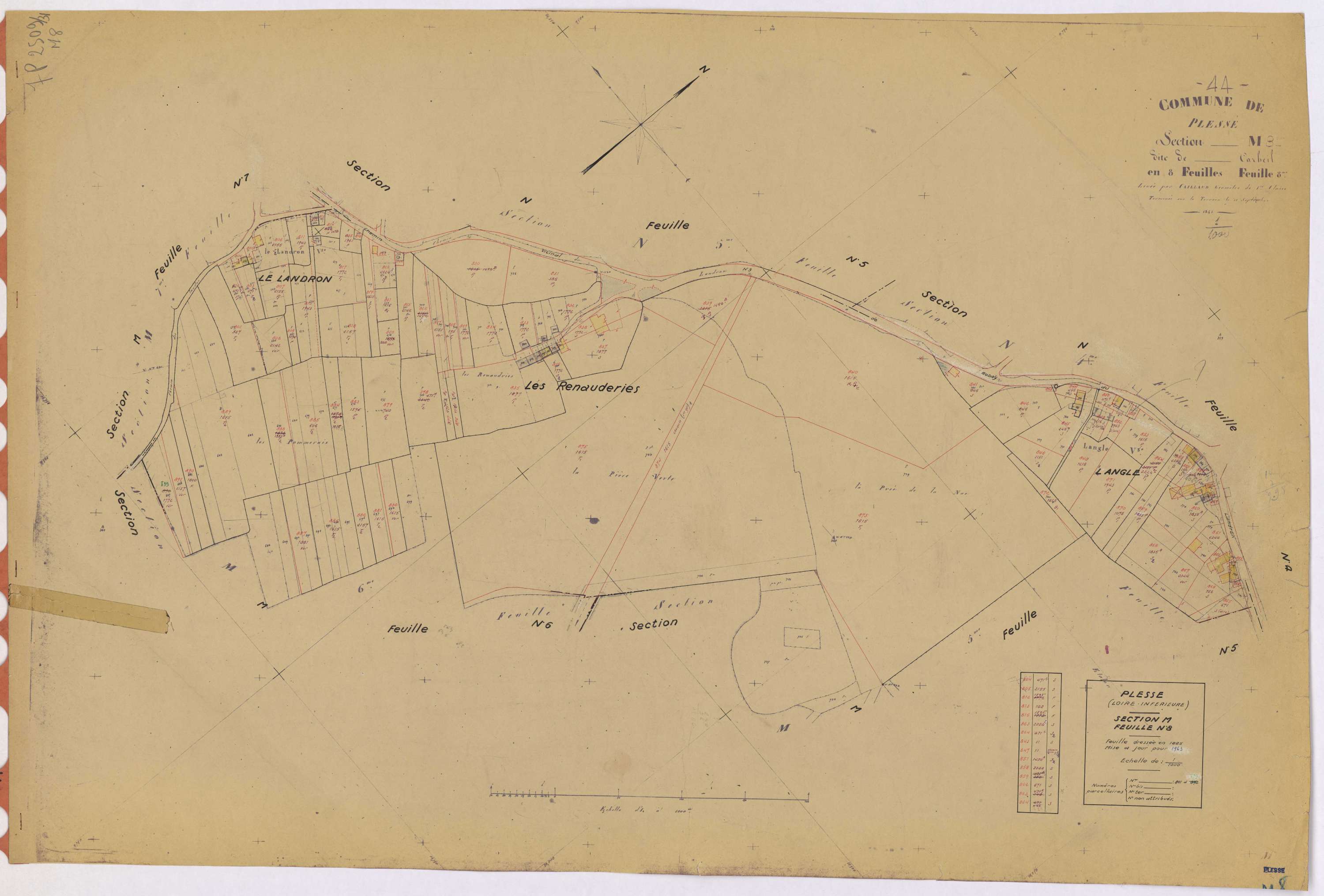 Plessé - Section M8 801-892