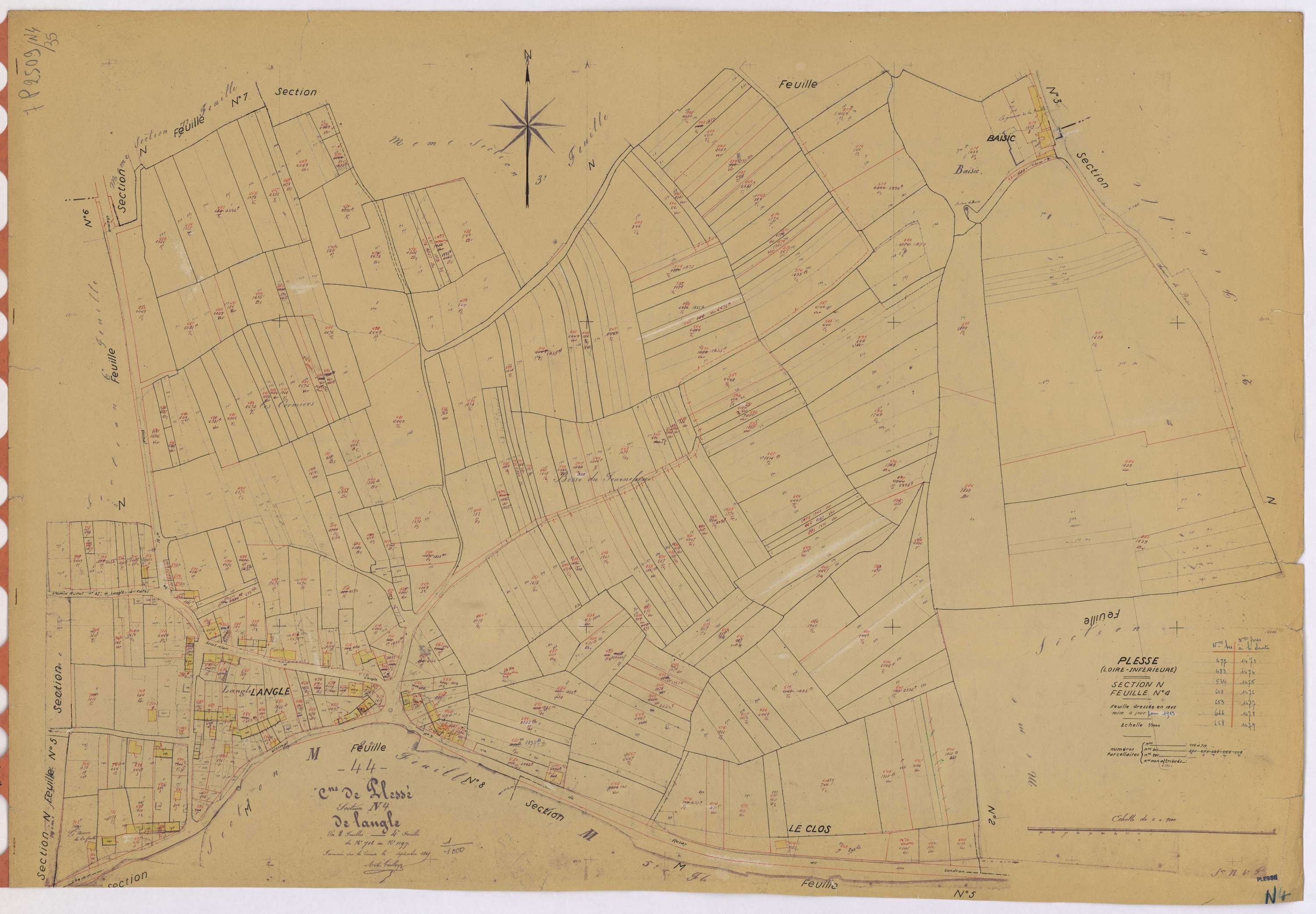Plessé - Section N4 456-719
