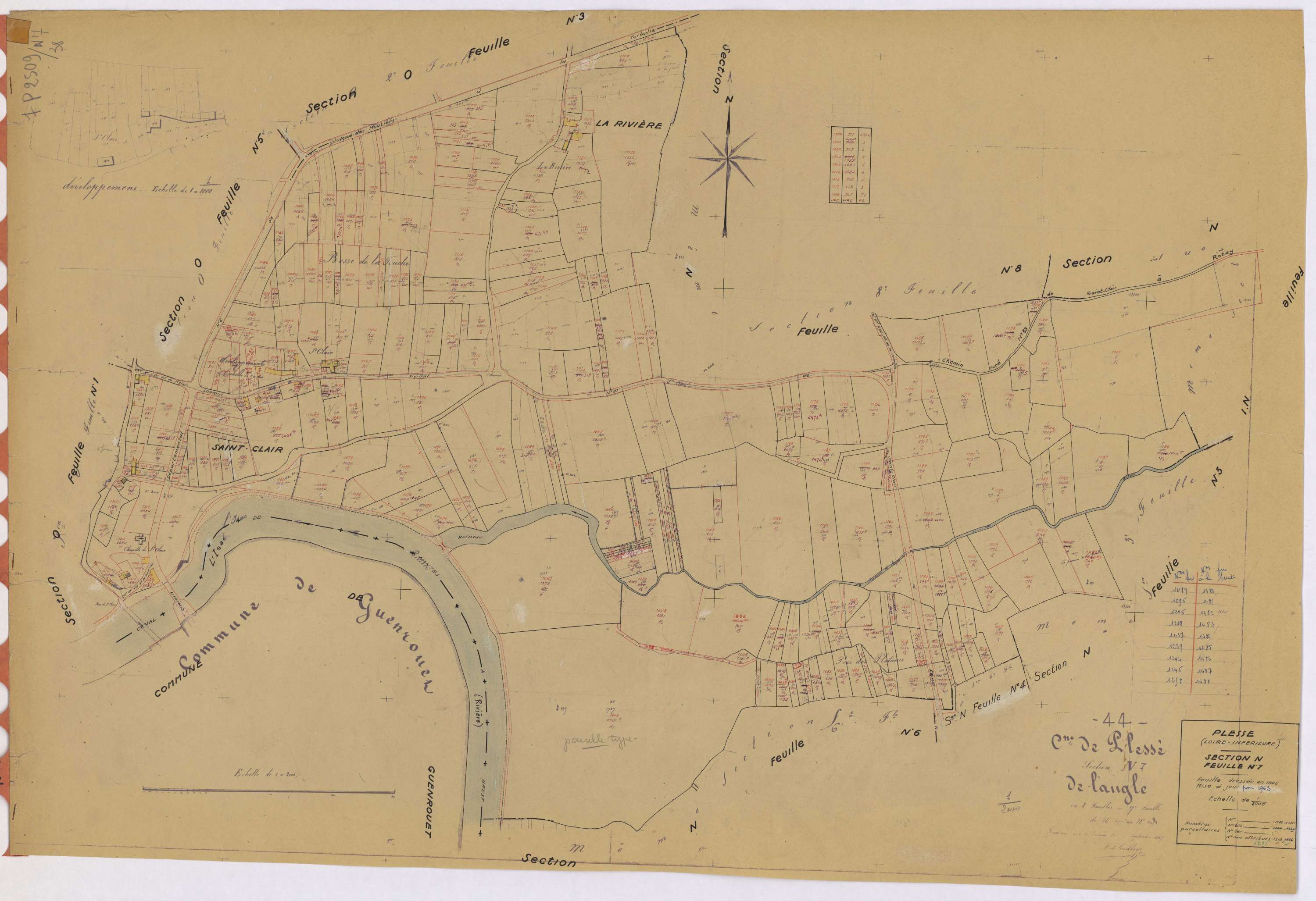 Plessé - Section N7 1062-1331