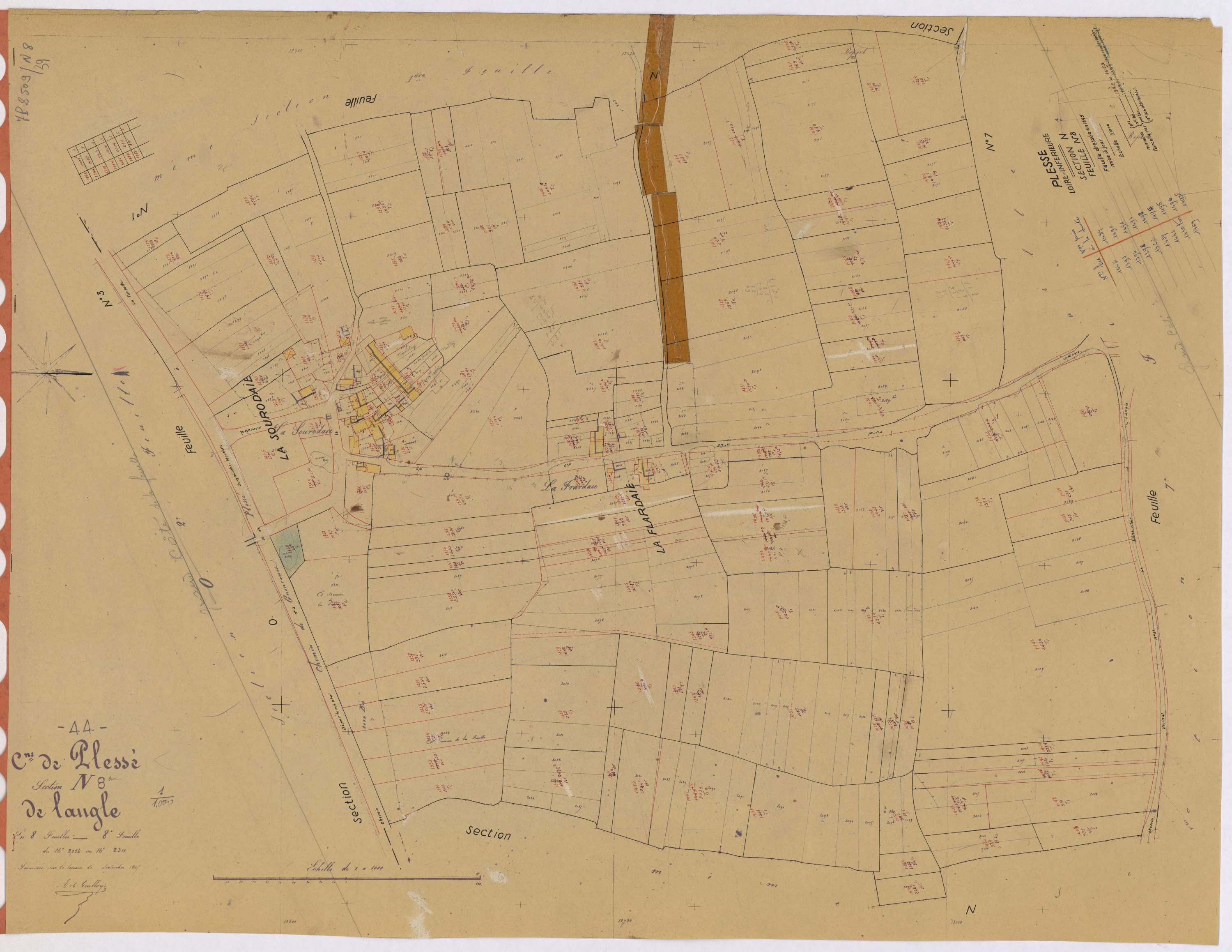 Plessé - Section N8 1332-1459