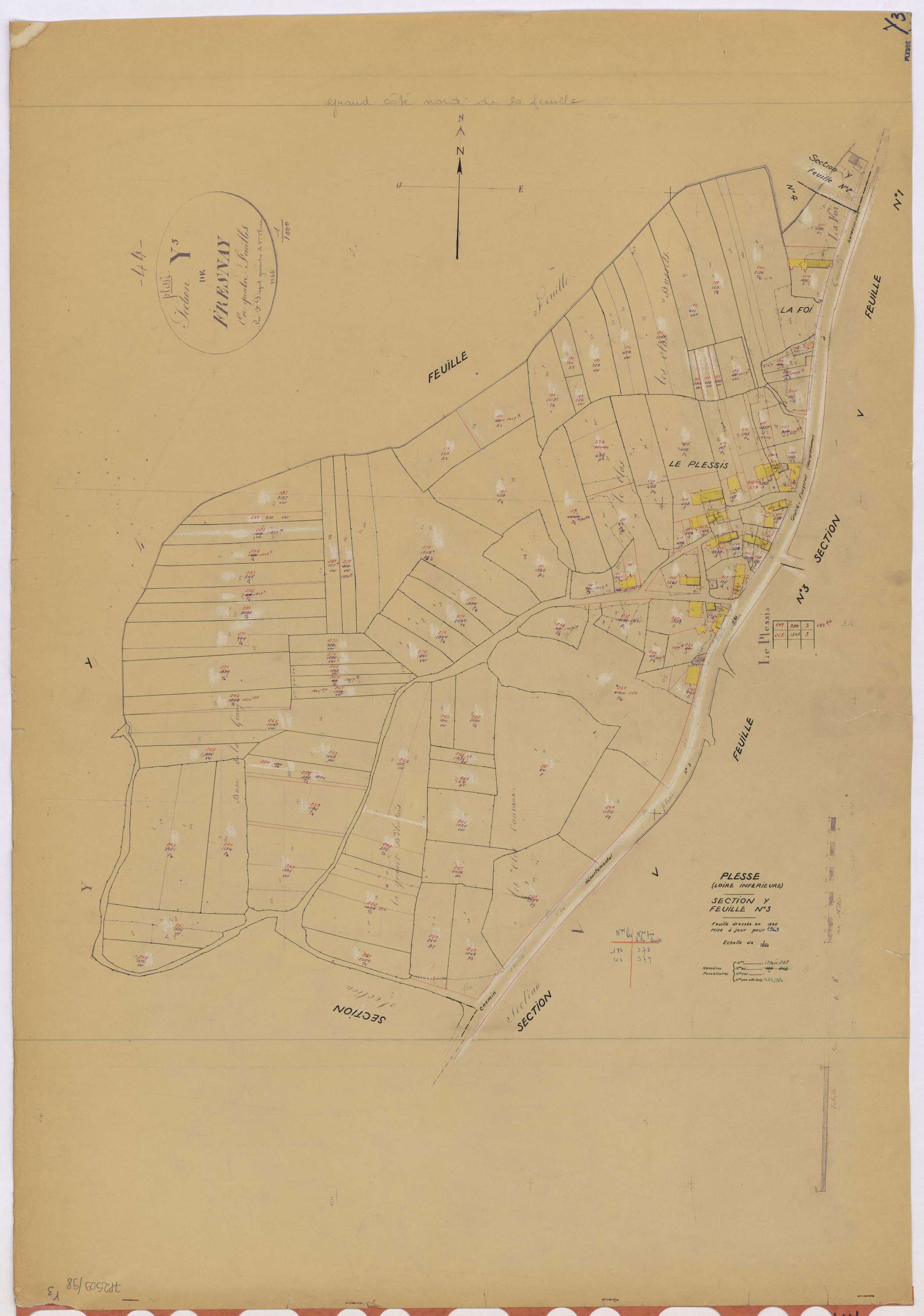Plessé - Section Y3 179-287