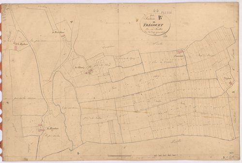 Plessé - Section B5 Trégouet (section de) ; 387-625