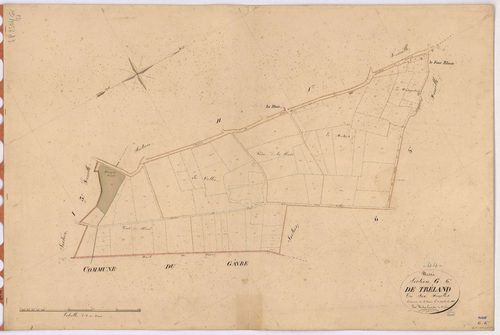 Plessé - Section G6 Tréland (section de) ; 1058-1130