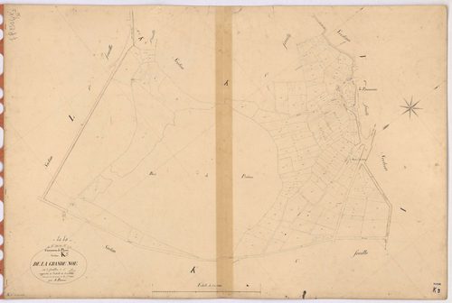Plessé - Section K3 Grande-Noë (section de La) ; 391-574