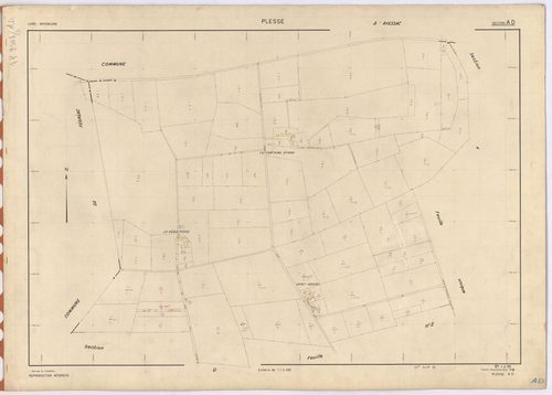 Plessé - Section AD 1-99