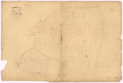 Pontchâteau - Section B3 Berreau (section de) ; 281-514