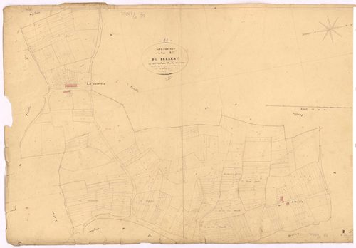 Pontchâteau - Section B5 Berreau (section de) ; 750-1010