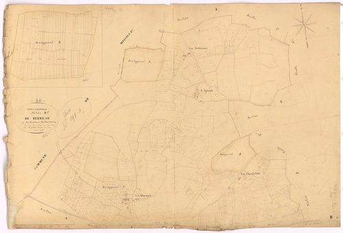 Pontchâteau - Section B6 Berreau (section de) ; 1011-1419