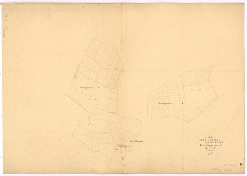 Pontchâteau - Section B6 (développement) Berreau (section de) ; 1011-1419 ; développement des polygônes B et C