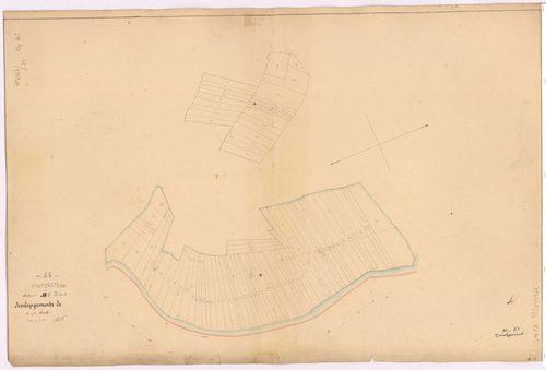 Pontchâteau - Section M7 (développement) Lande (section de La) ; 1926-2249 ; développement des polygônes A et B